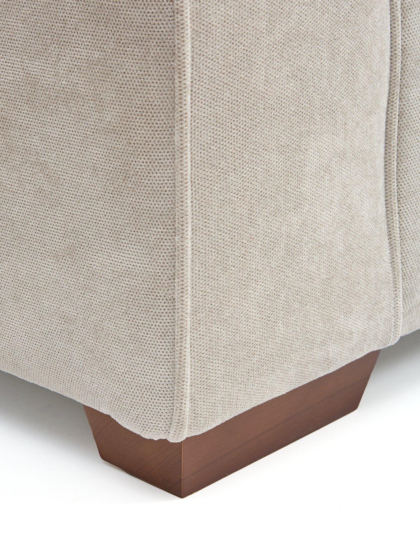 Image 4 of 6 of Very Home Jenna Right Hand Scatter Corner Chaise with Footstool