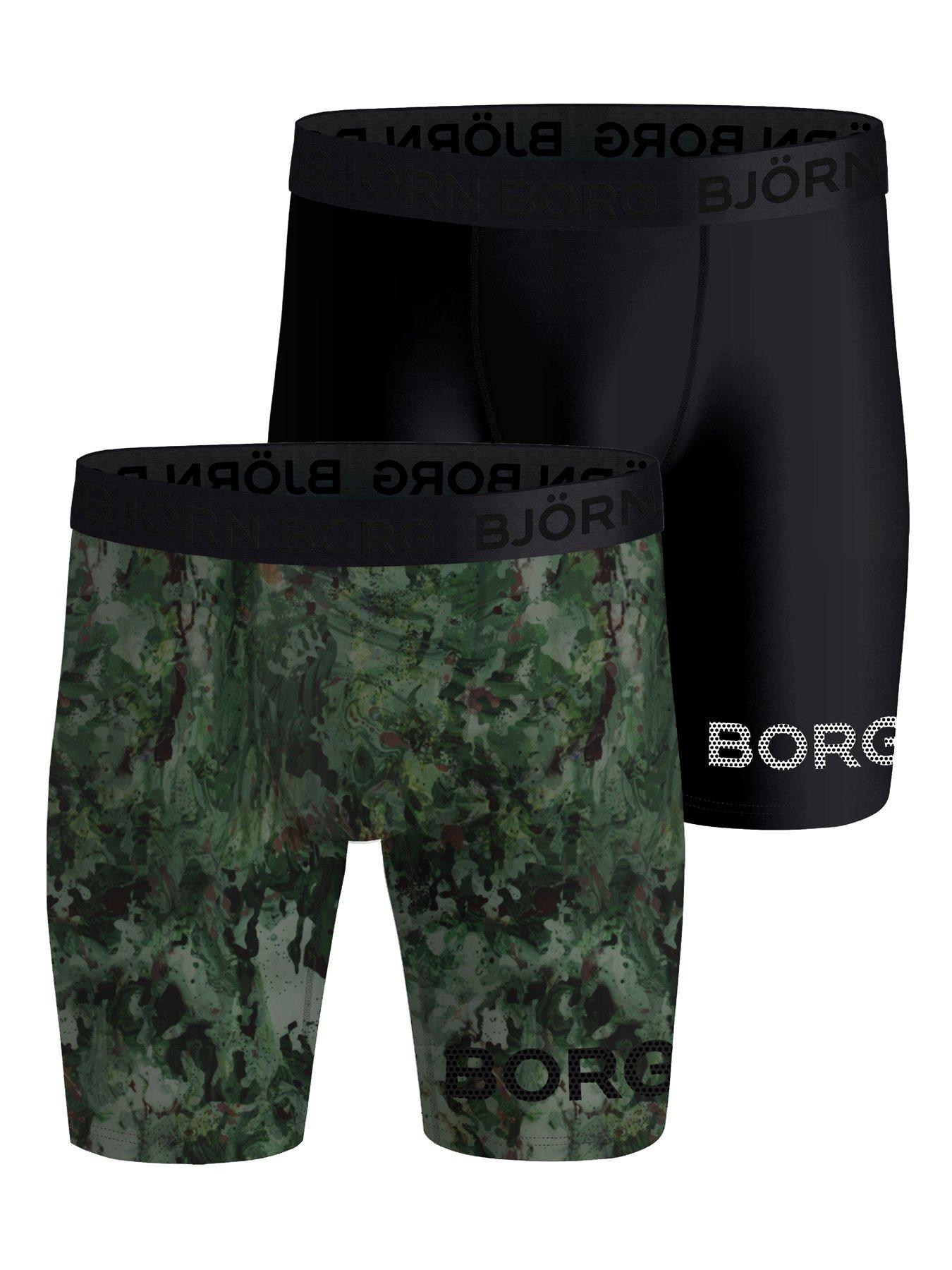 Men's Athletic Underwear Bjorn Borg Men's Performance Boxers 3-Pack ...