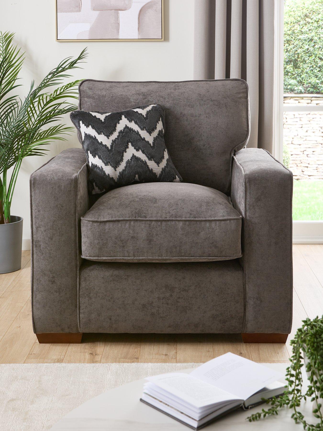 The Very Collection: Jenna Fabric Armchair - Made to Order in the UK