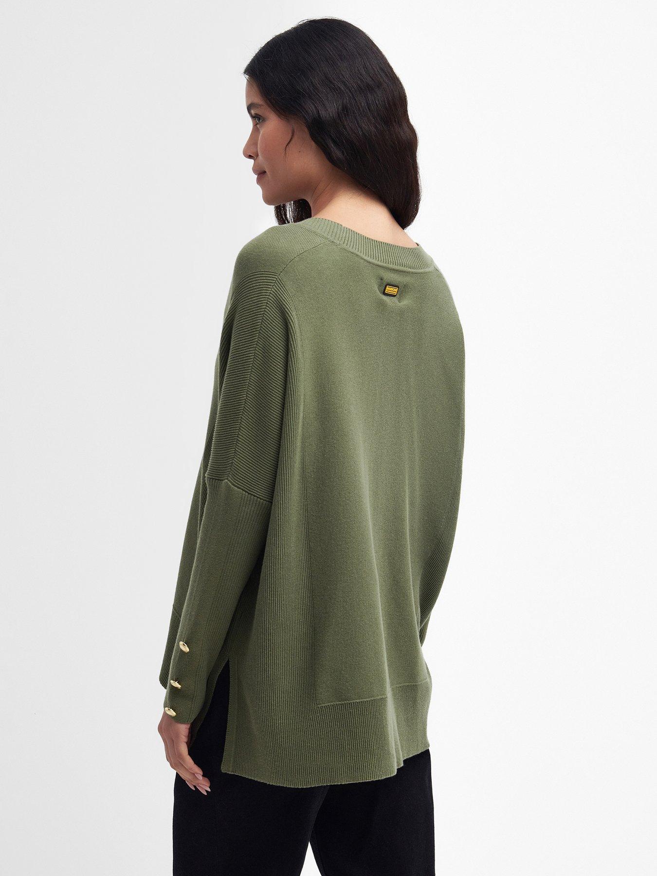 Barbour sales green jumper