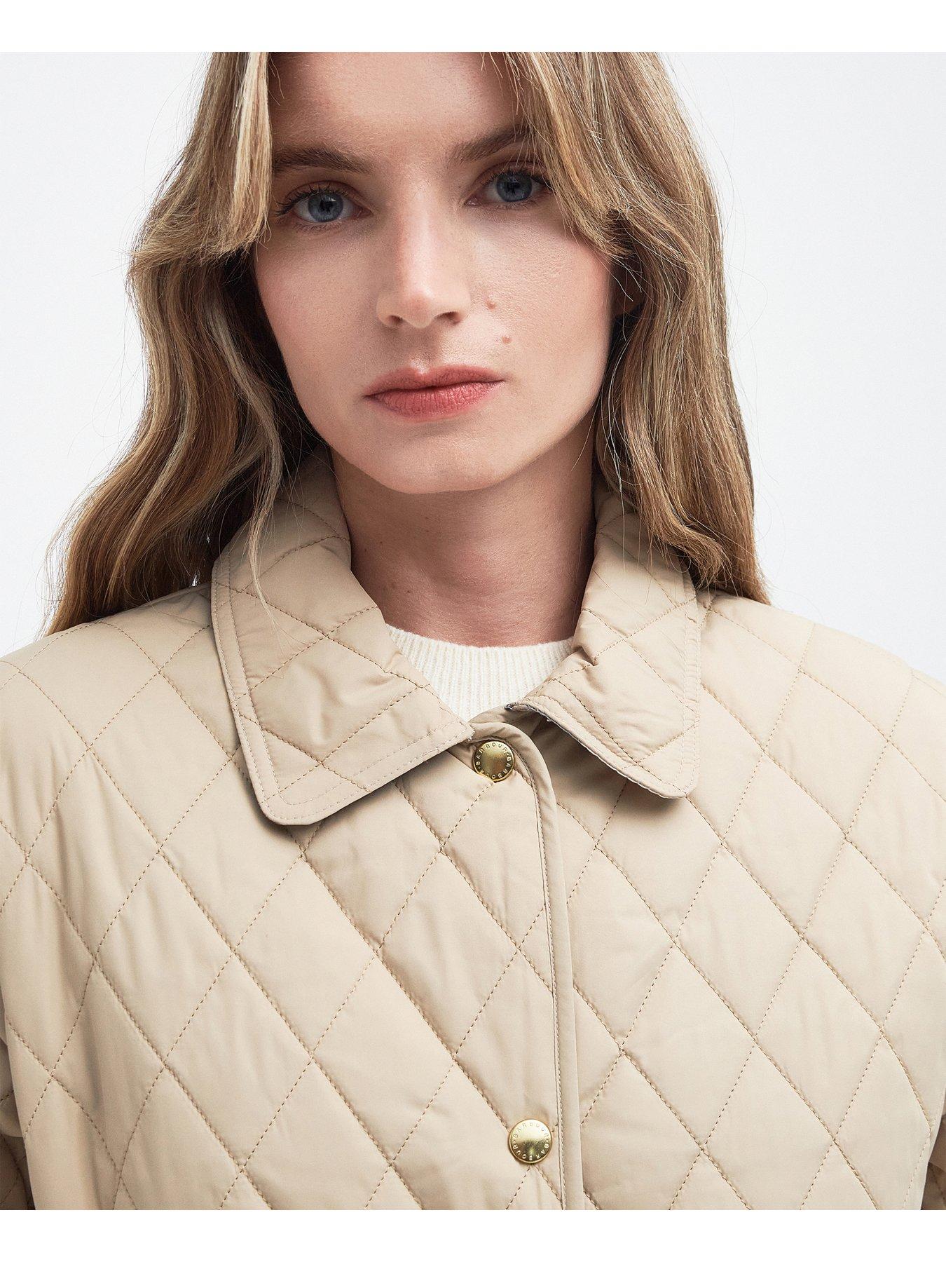 Rei Quilted Jacket Beige