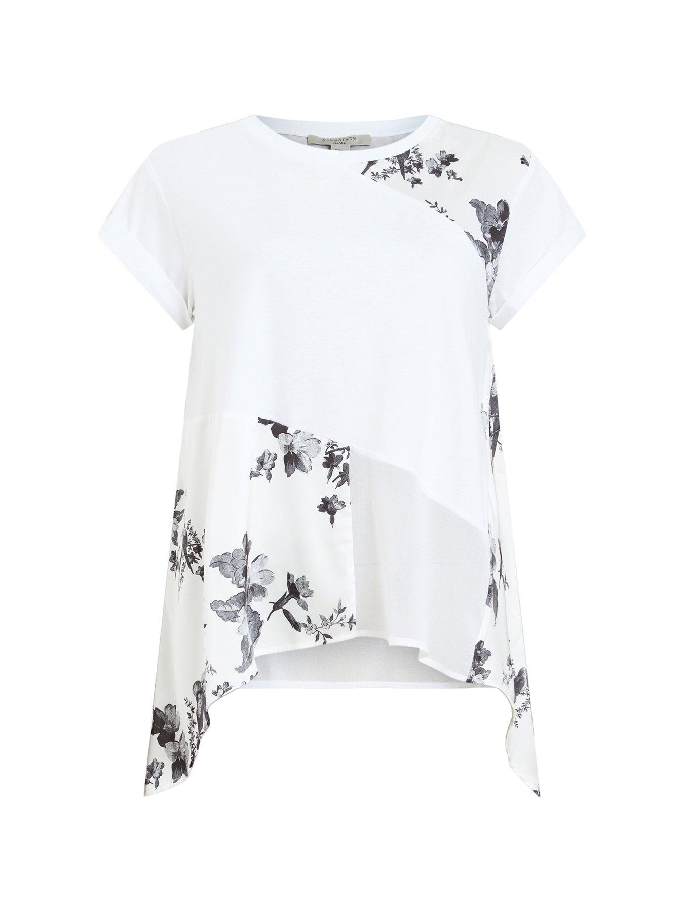 AllSaints Zala Iona Top - White | Very.co.uk