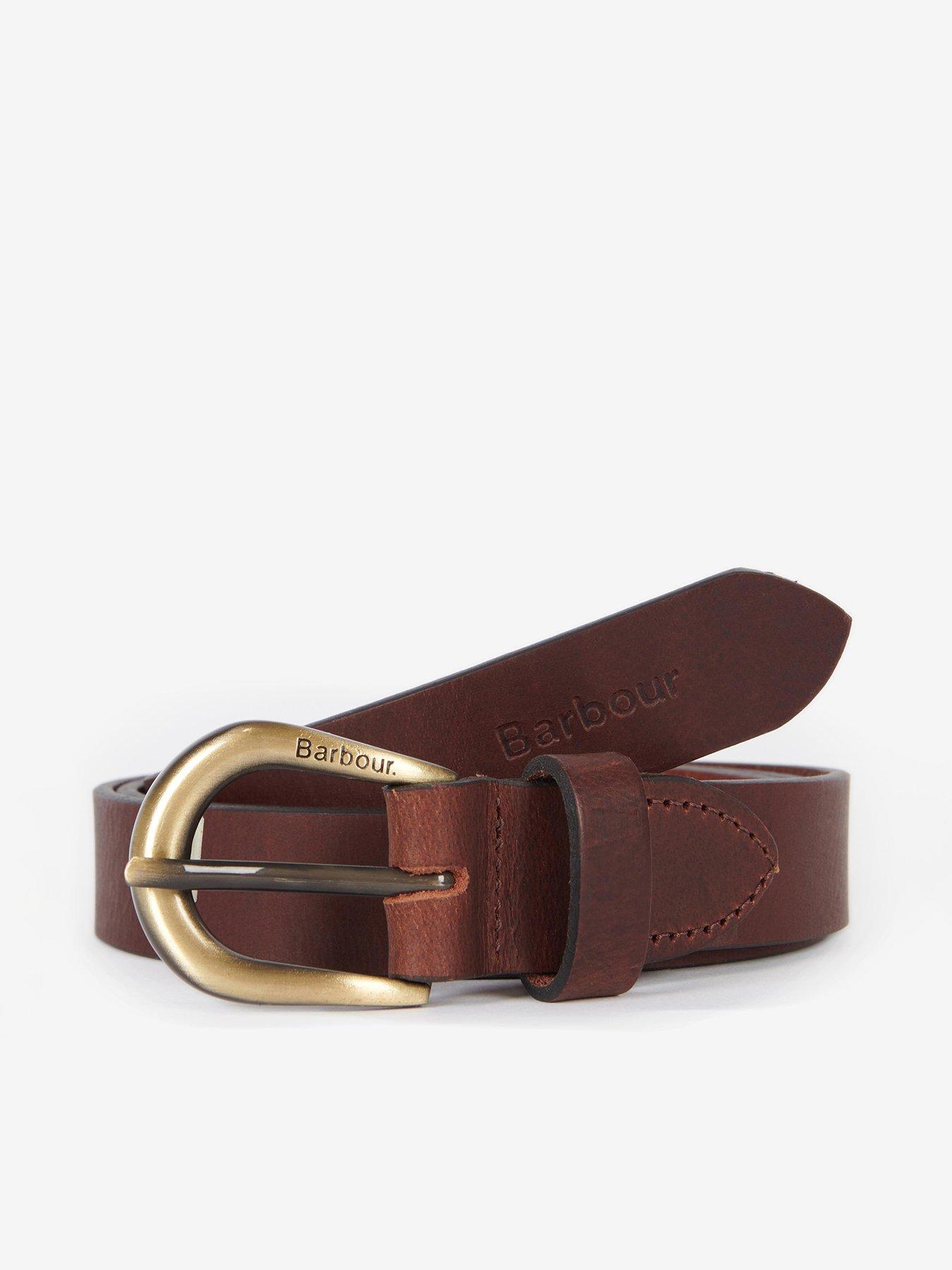 Barbour Allanton Leather Belt - Brown