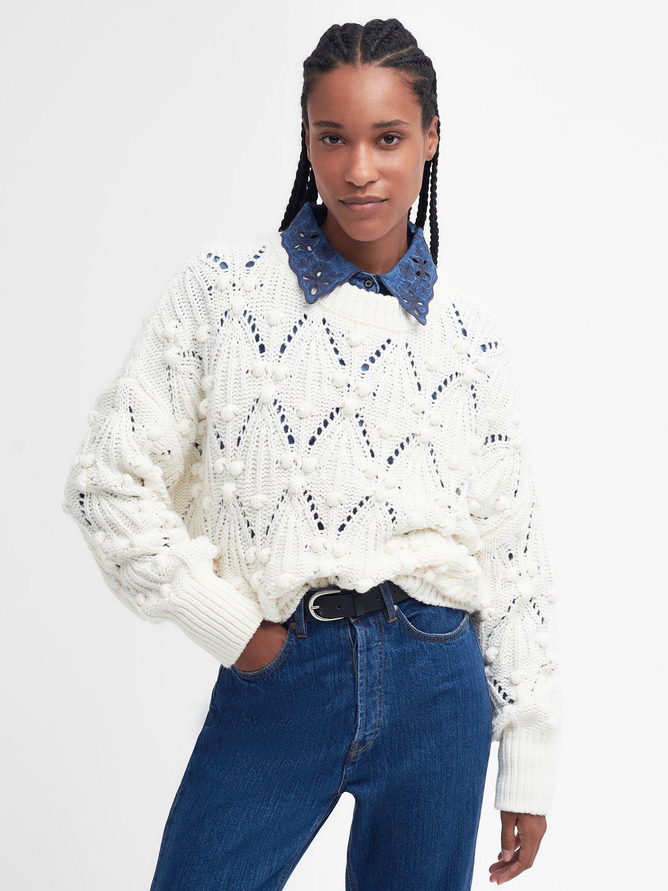 Barbour cream hot sale jumper