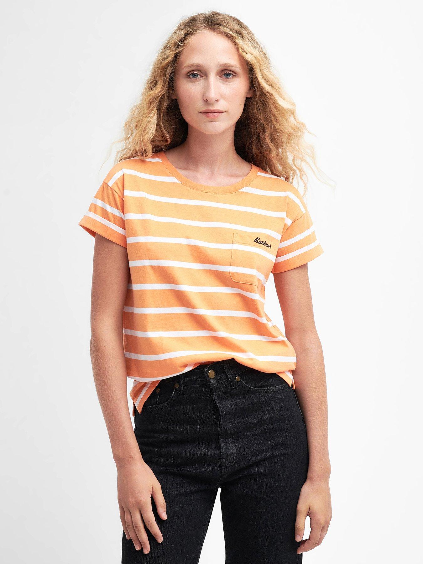 Barbour shirts store womens Orange