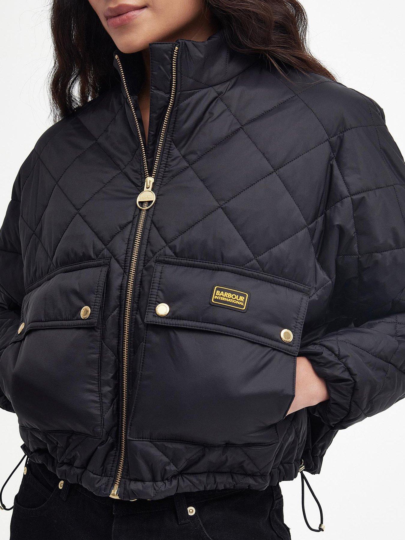 Womens barbour on sale bomber jacket