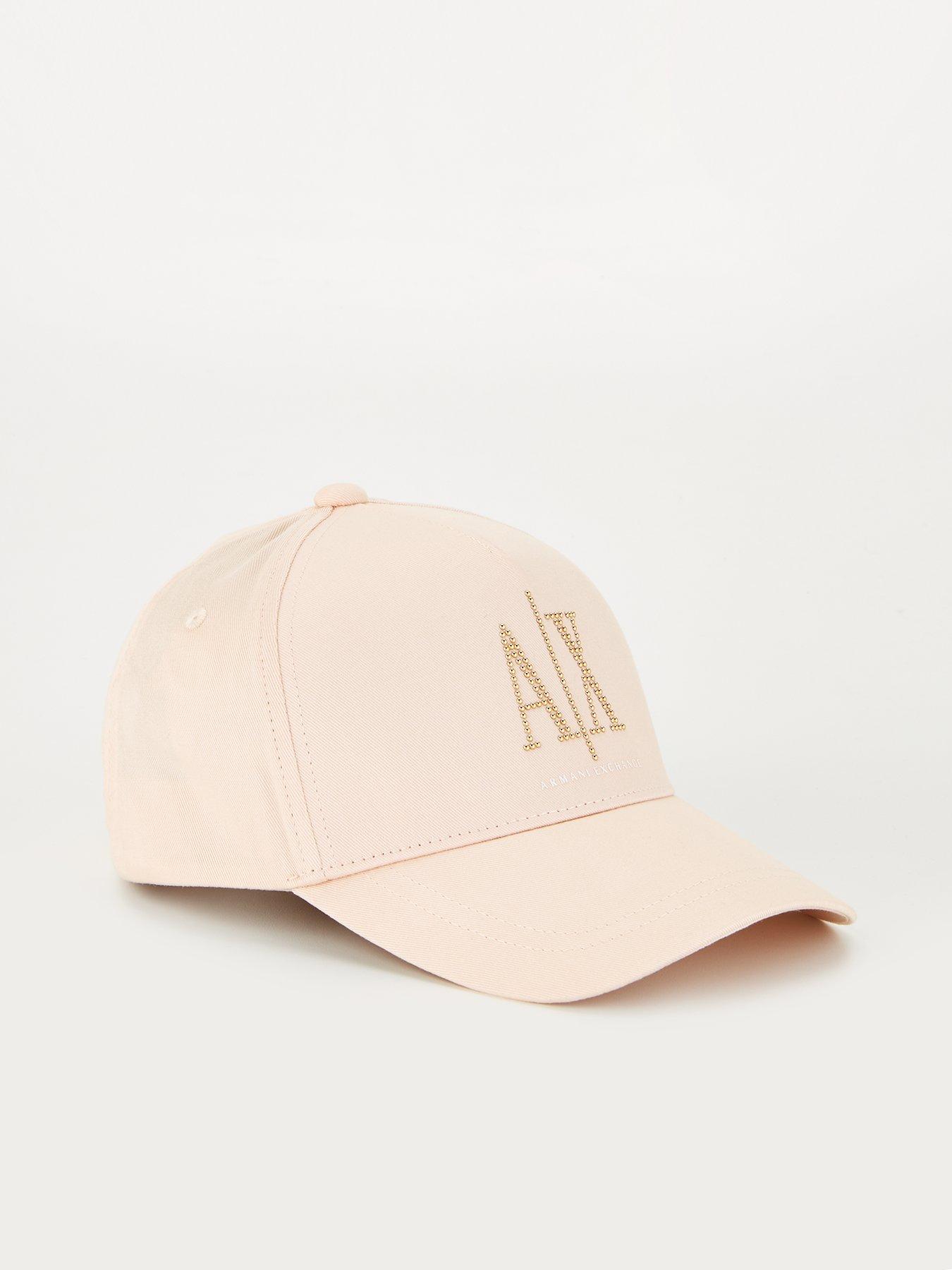 Armani Exchange Stud Logo Cap - Beige | Very.co.uk