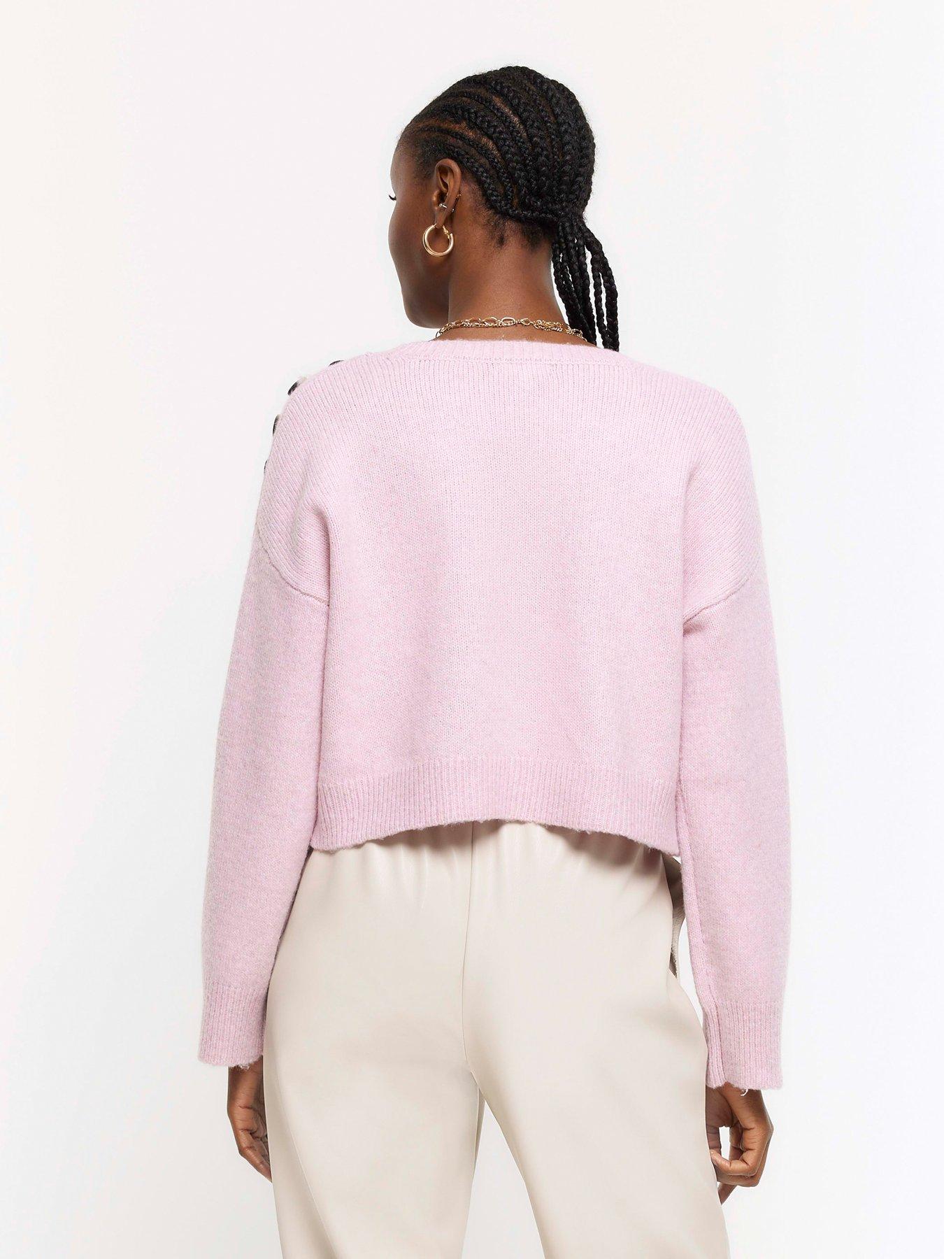 River island cropped on sale jumper