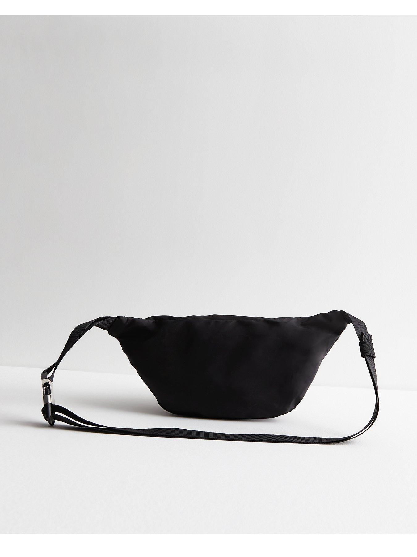 New Look Black Multi Pocket Bumbag very