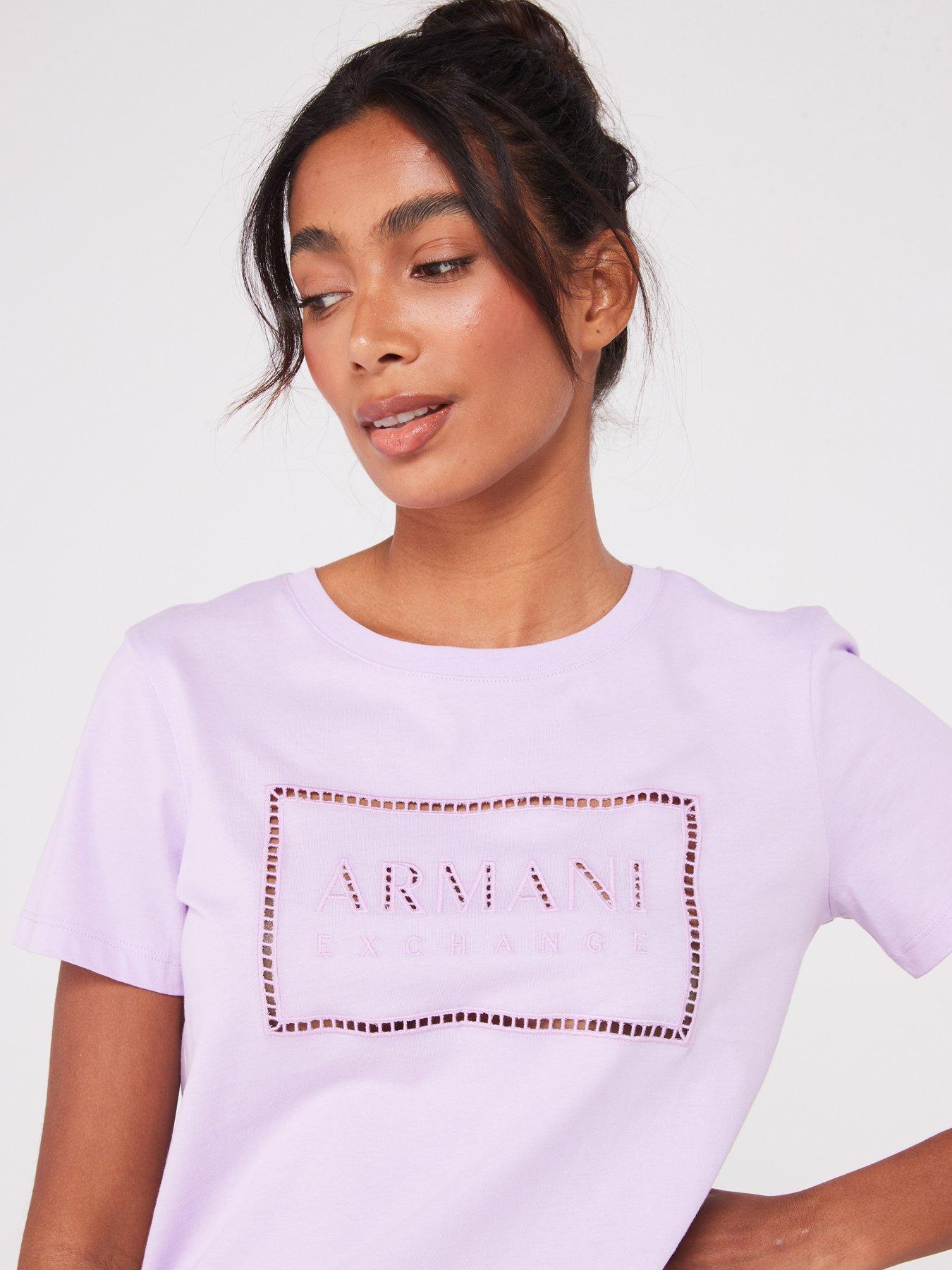 Cut Out Logo T-shirt - Lilac