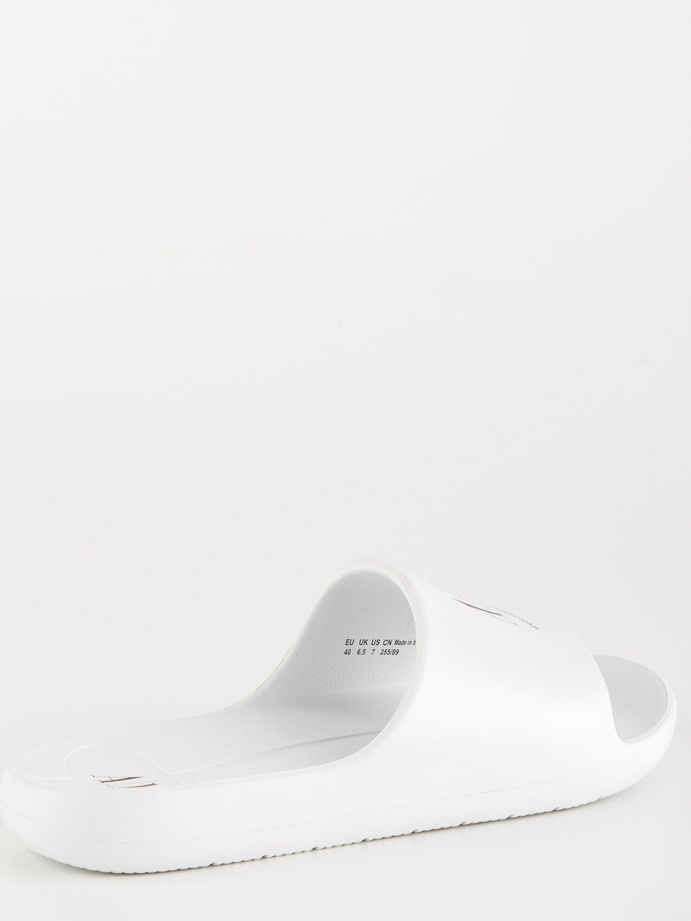 Image 2 of 6 of Armani Exchange Eva Sliders - White