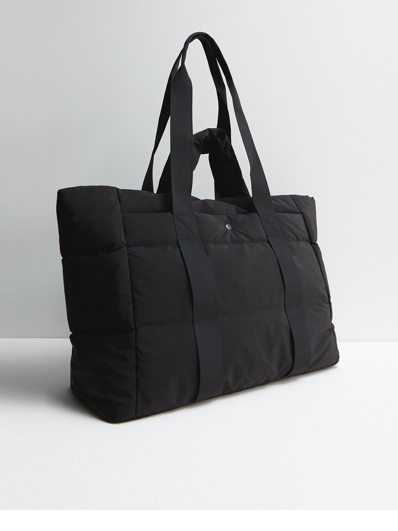 New Look Padded Sporty Tote Bag - Black | Very.co.uk