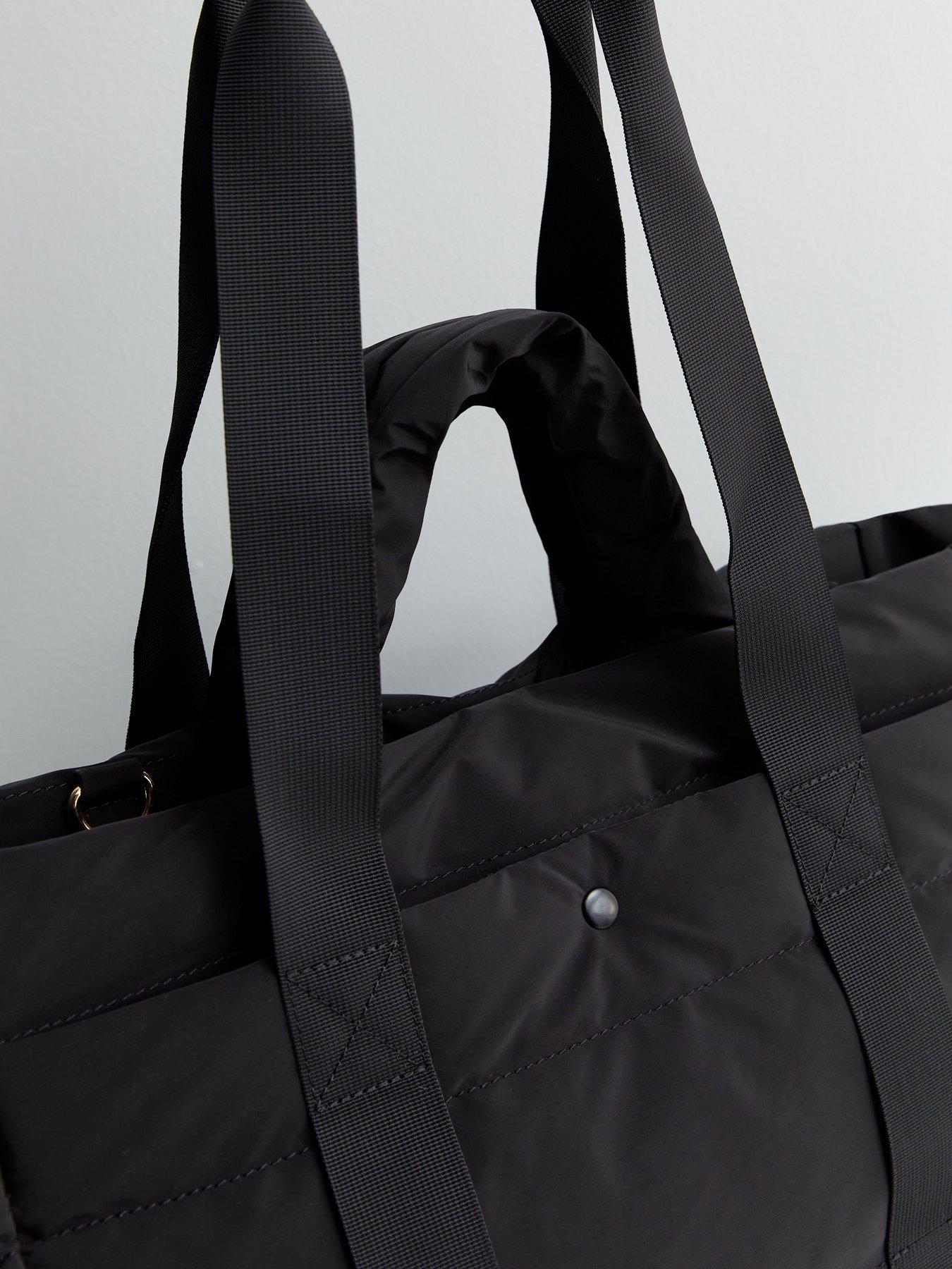 New Look Padded Sporty Tote Bag - Black | Very.co.uk