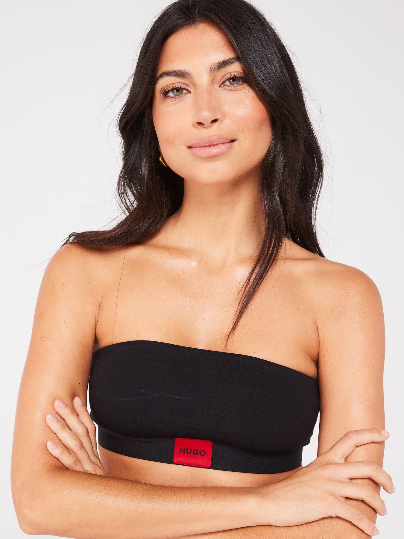 Hugo Red Red Label Bandeau Bra - Black