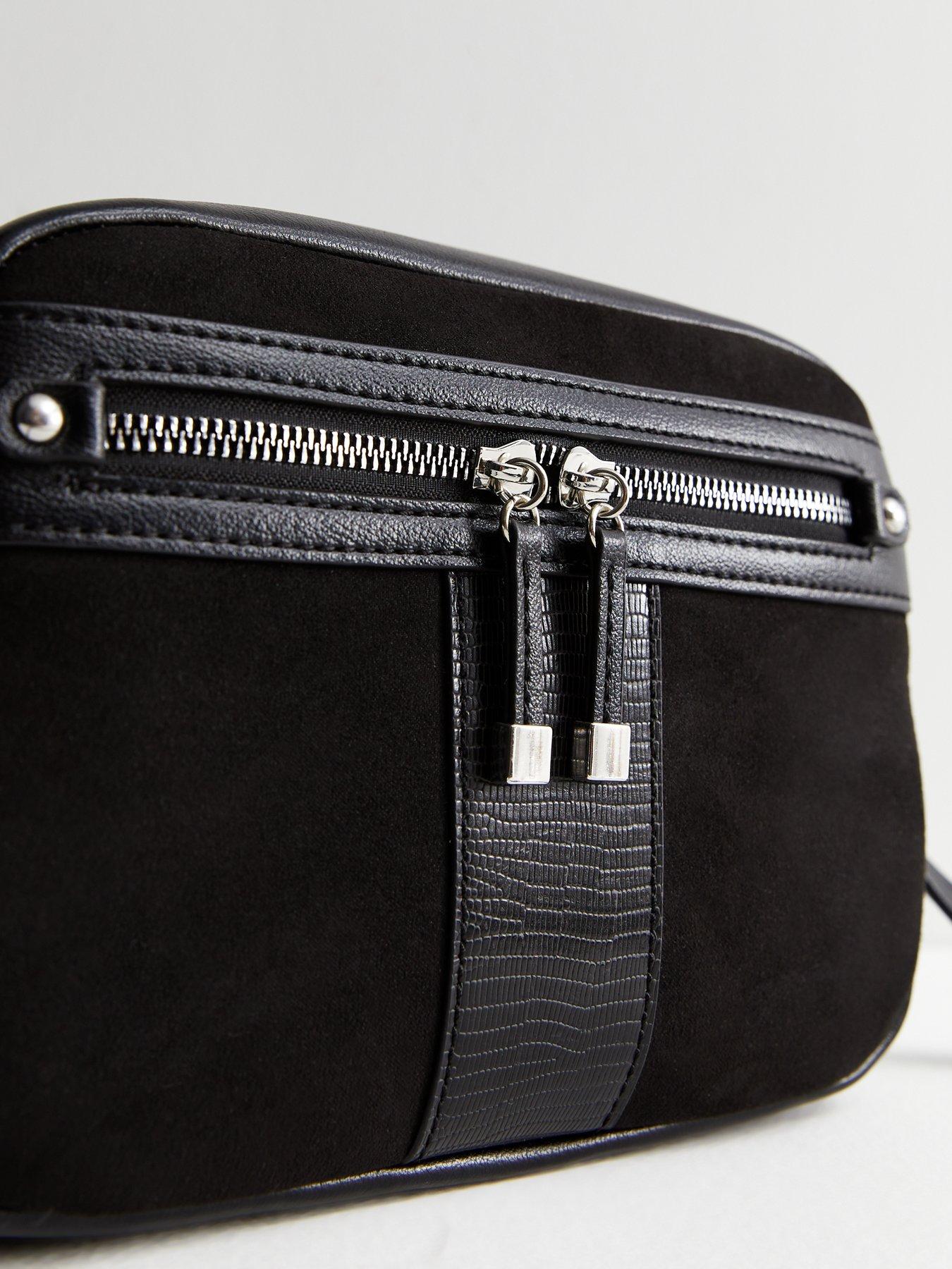 New look black hot sale cross body bag