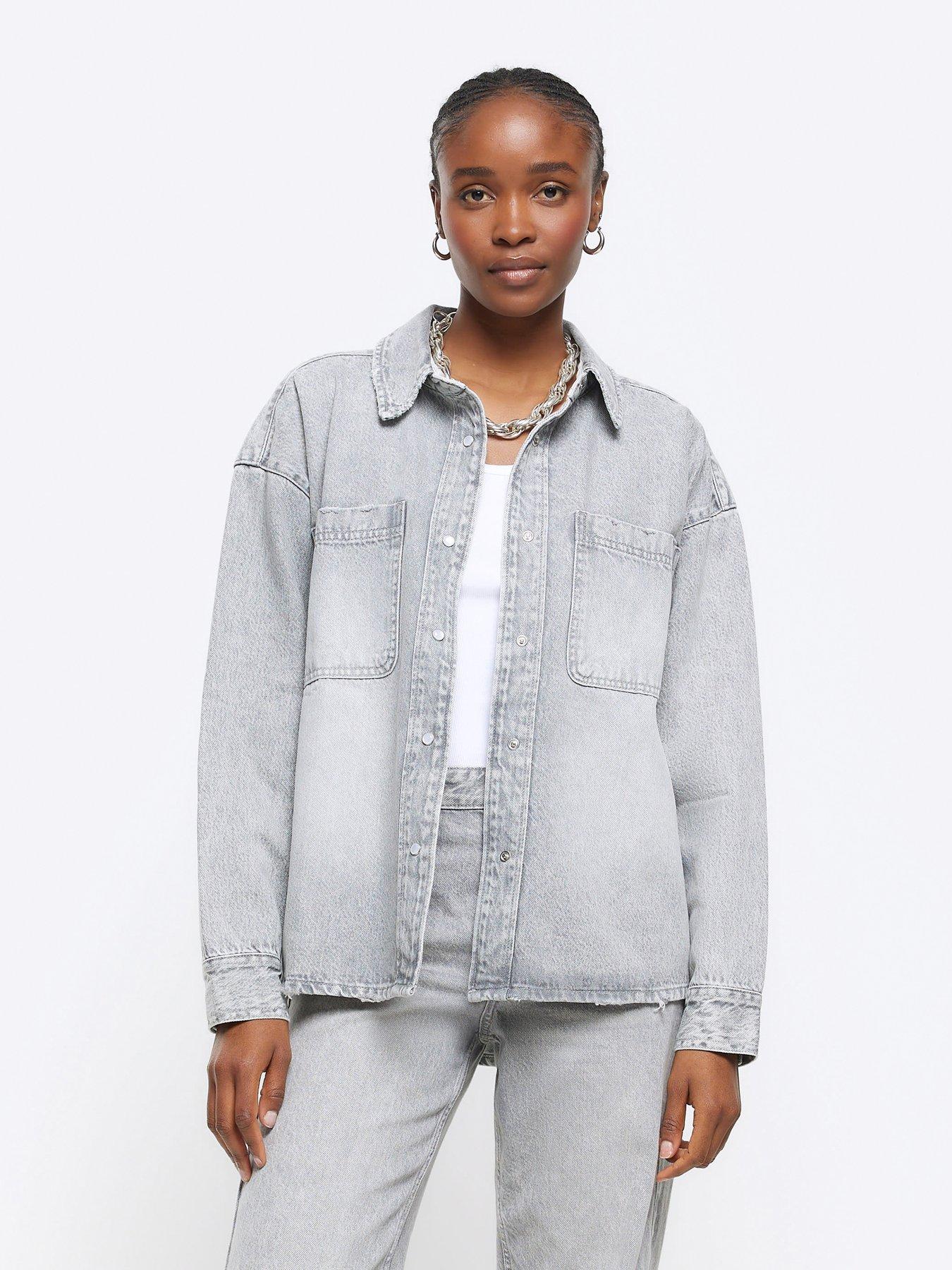 River island denim store shirt dress