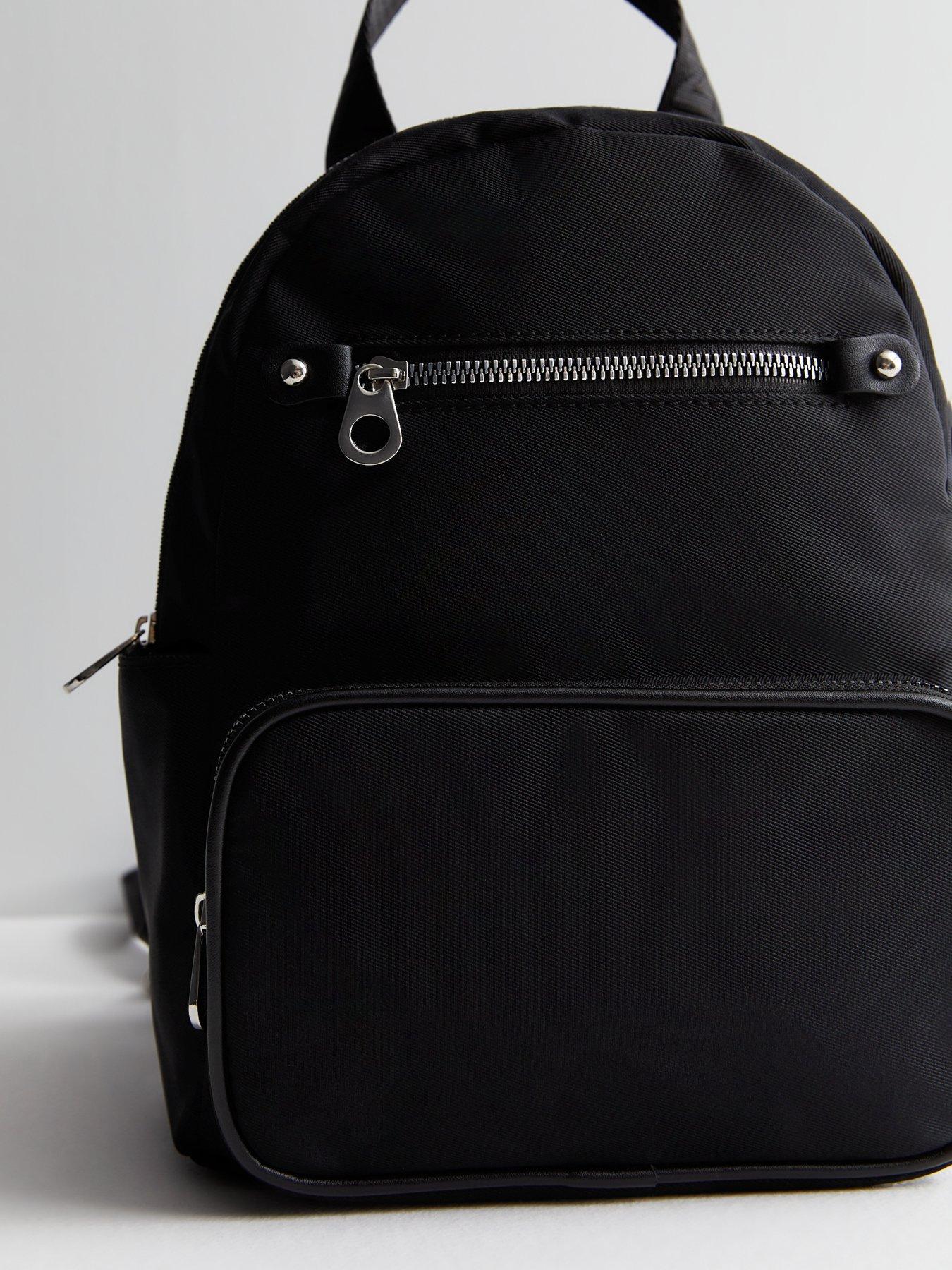 Newlook black outlet backpack