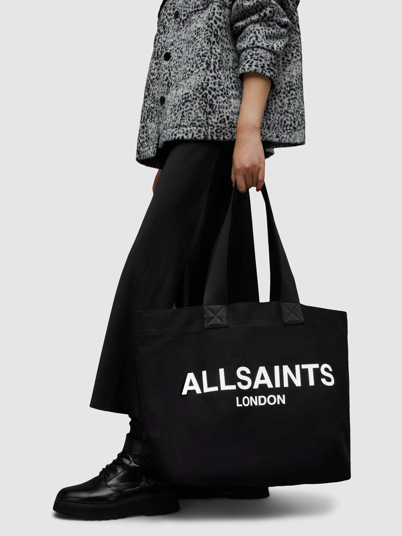 undefined Ali Canvas East West Tote Bag - Black
