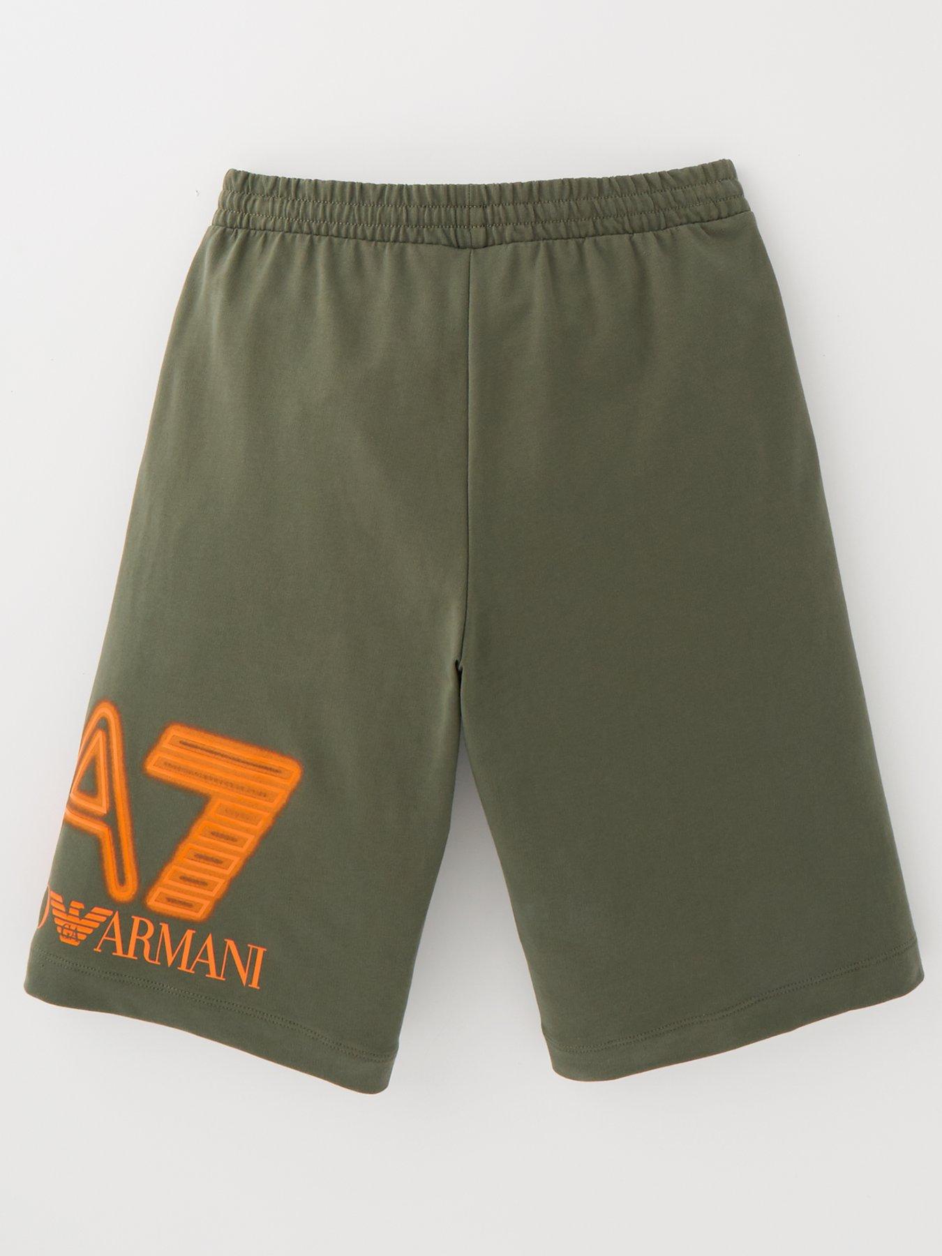 Boys ea7 shorts best sale