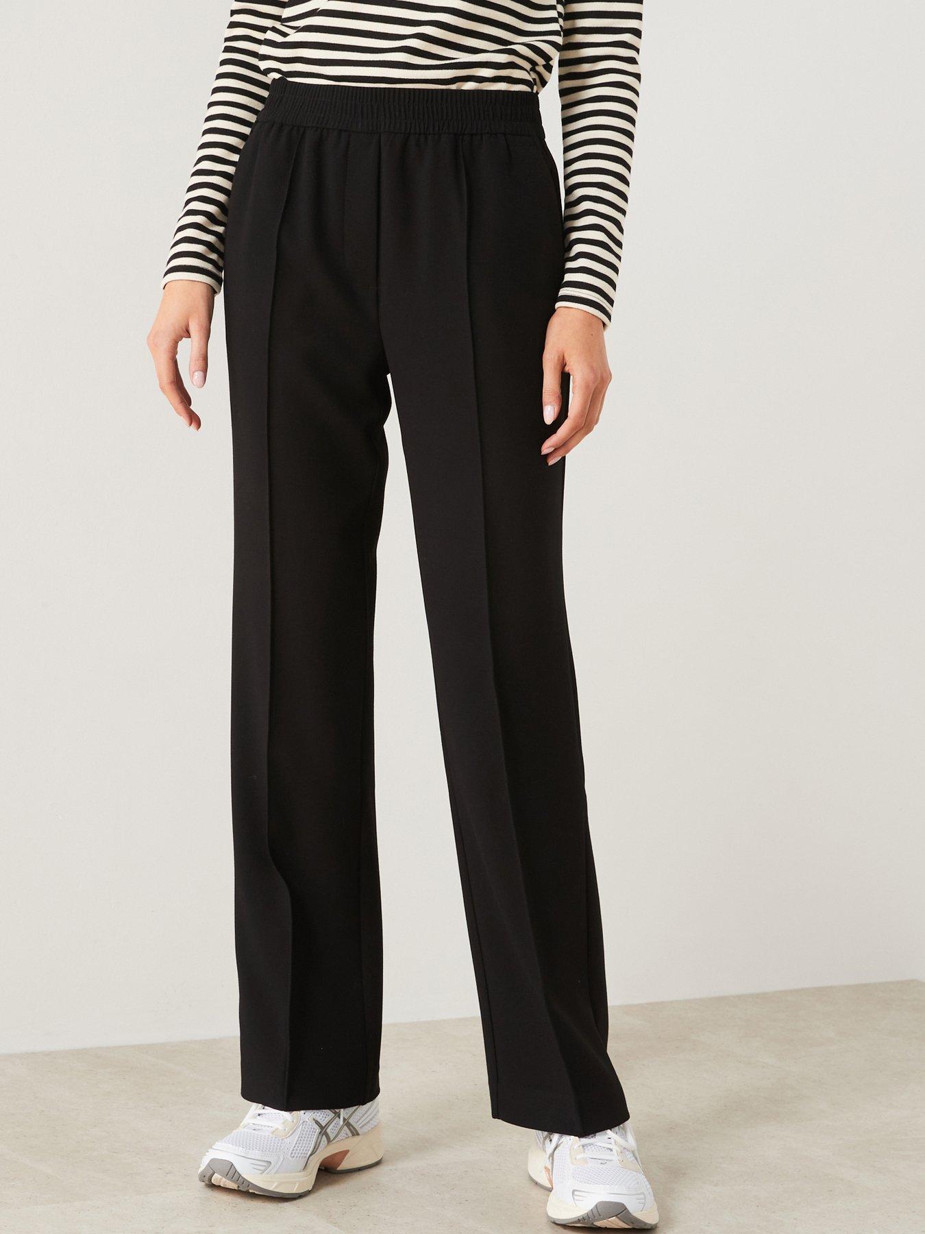 Mango Straight Design High Waist Trouser | Very.co.uk