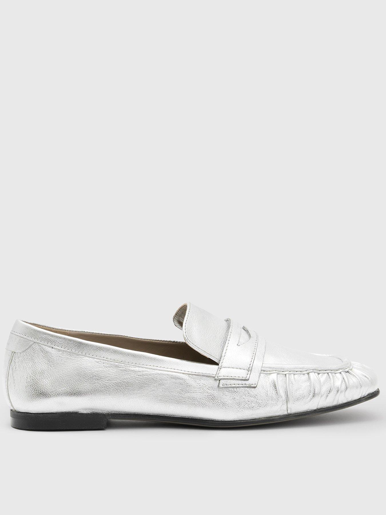 Allsaints Sapphire Loafers - Silver