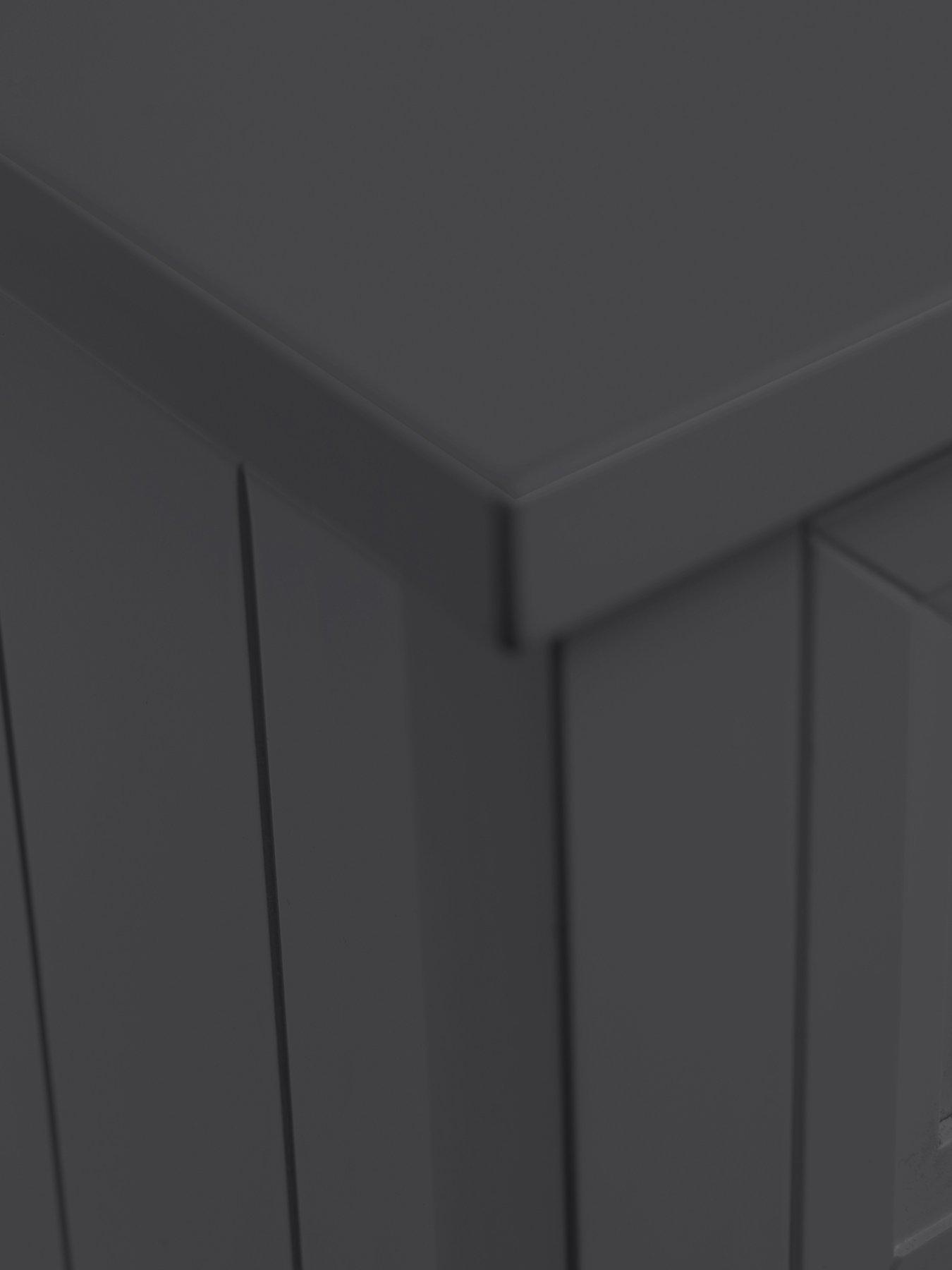 Image 5 of 6 of Julian Bowen Maine 3 Drawer Wide Chest Anthracite