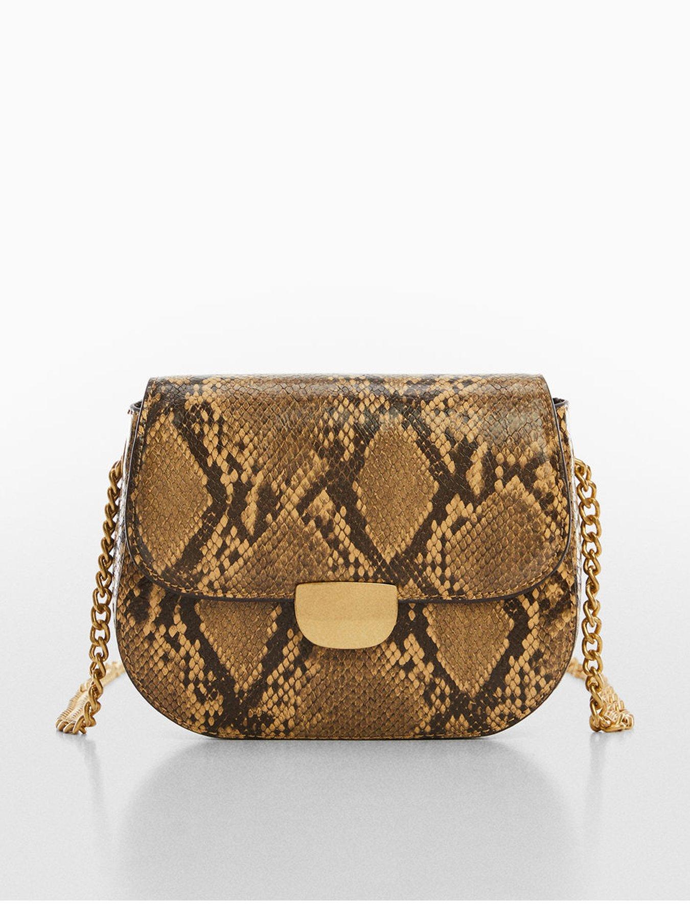 Mango snake print bag new arrivals