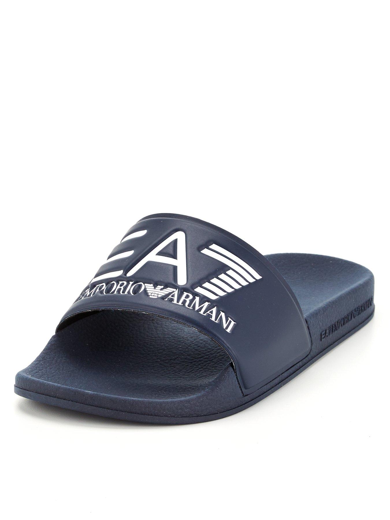 Kids armani sliders store