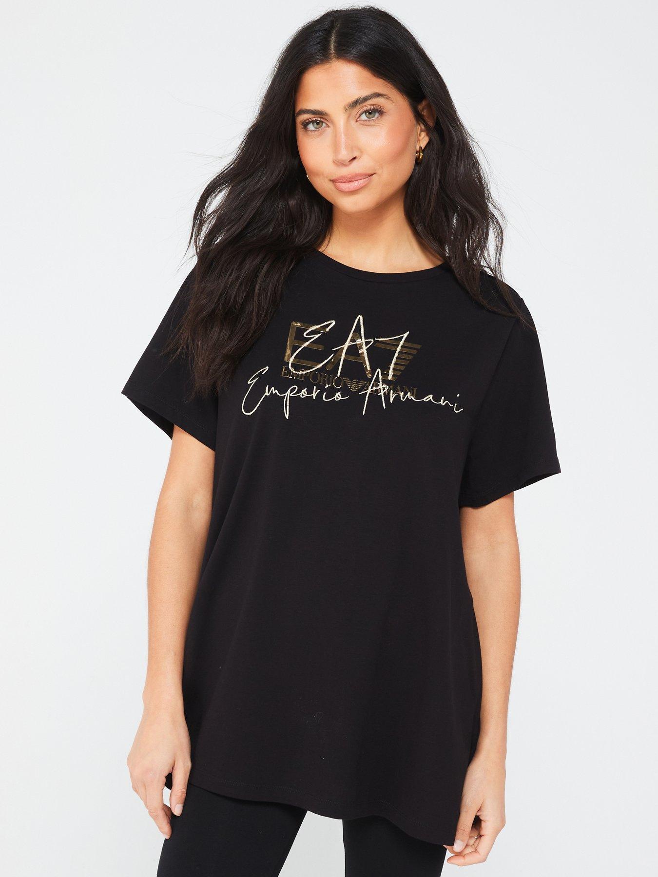 T-Shirt EA7 Woman color Black