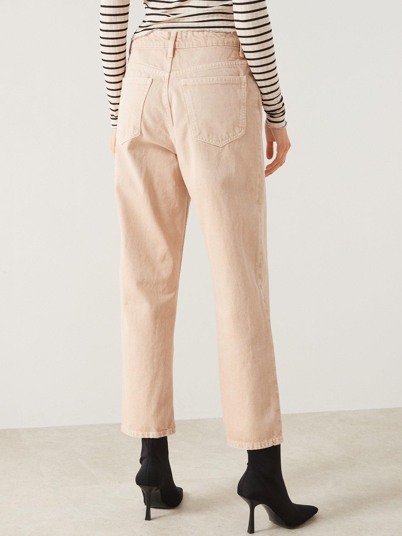 Mango white best sale mom jeans