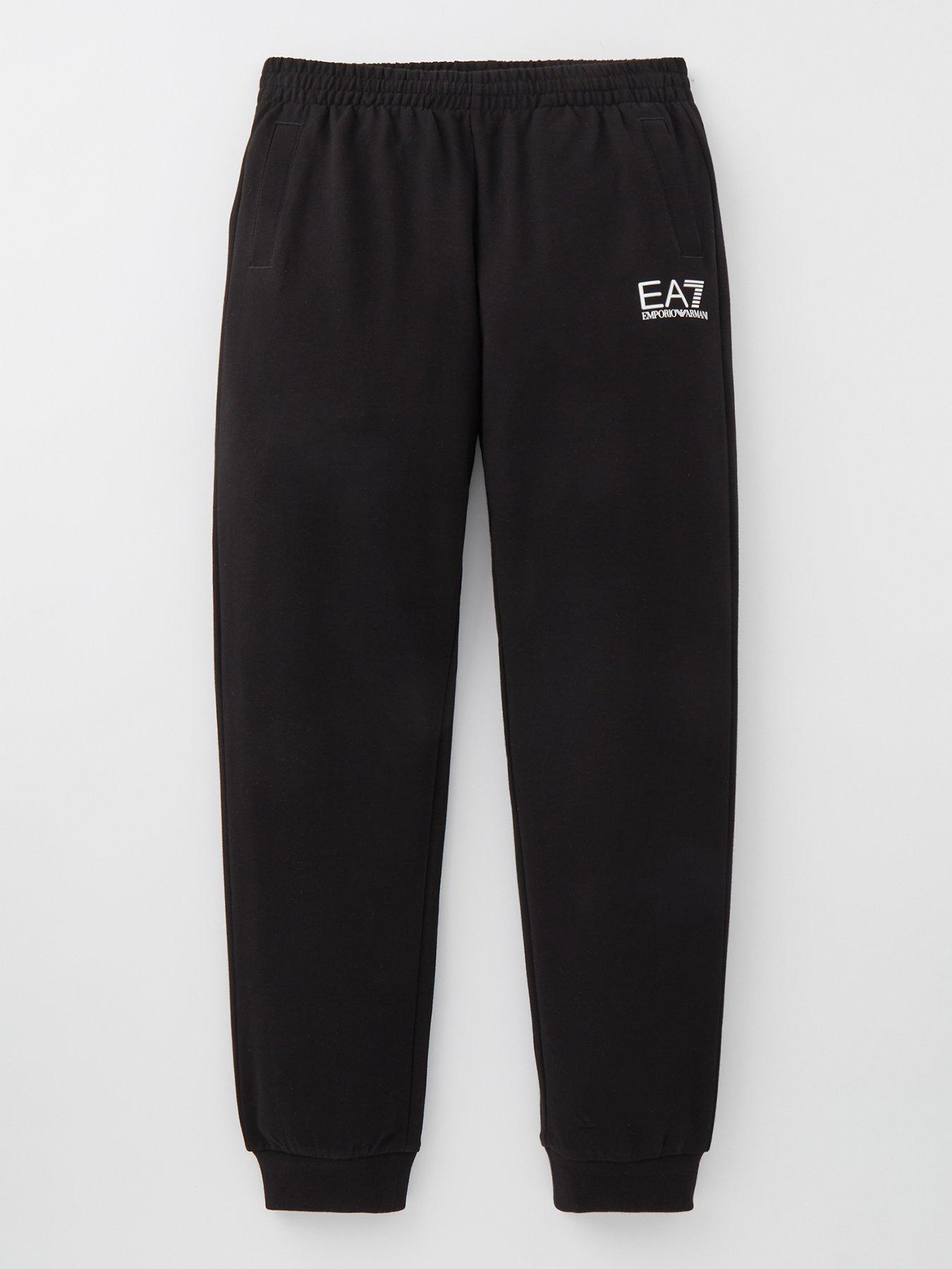 Black Emporio Armani EA7 7 Lines Joggers