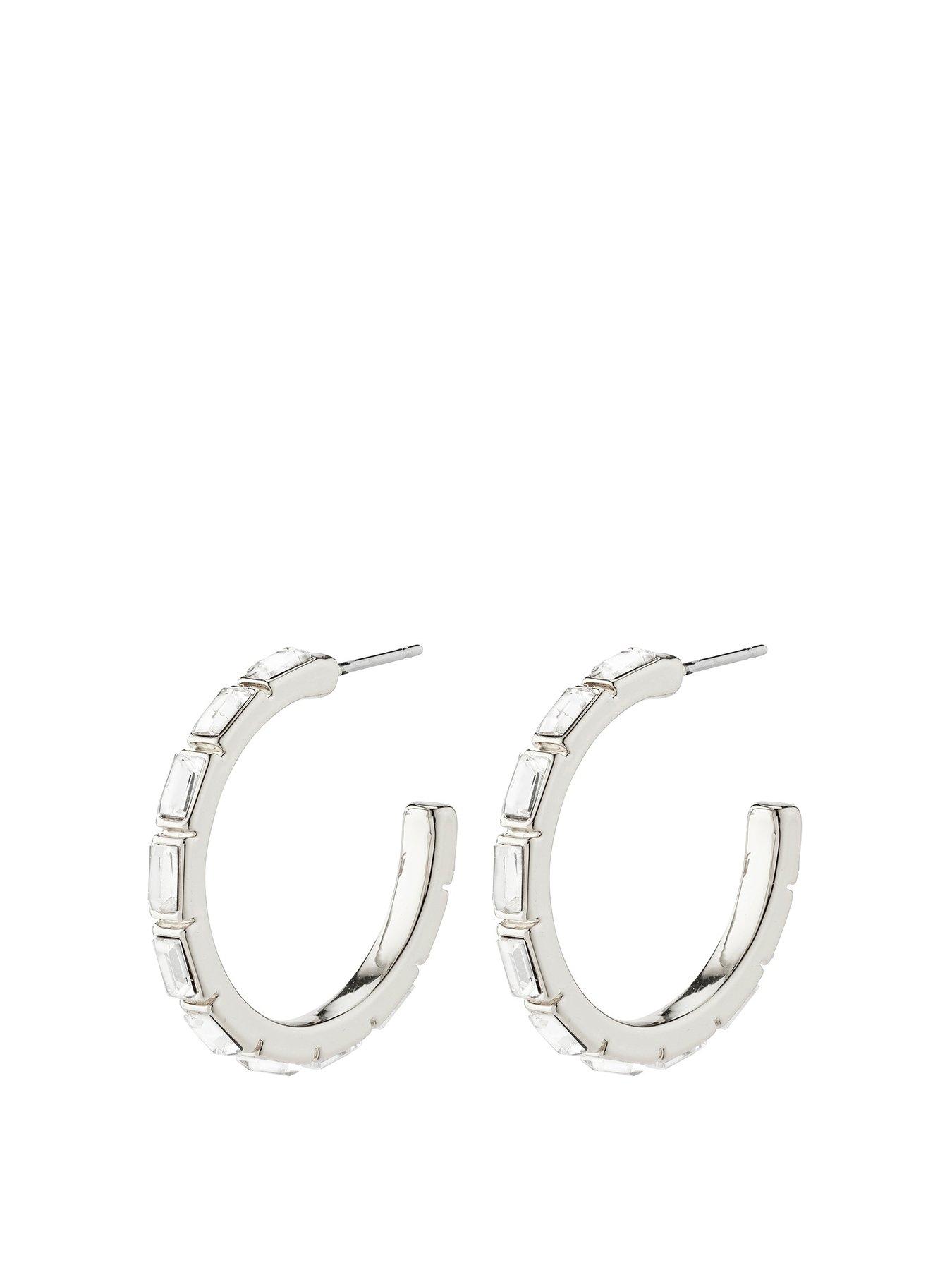 undefined RUE hoops silver-plated