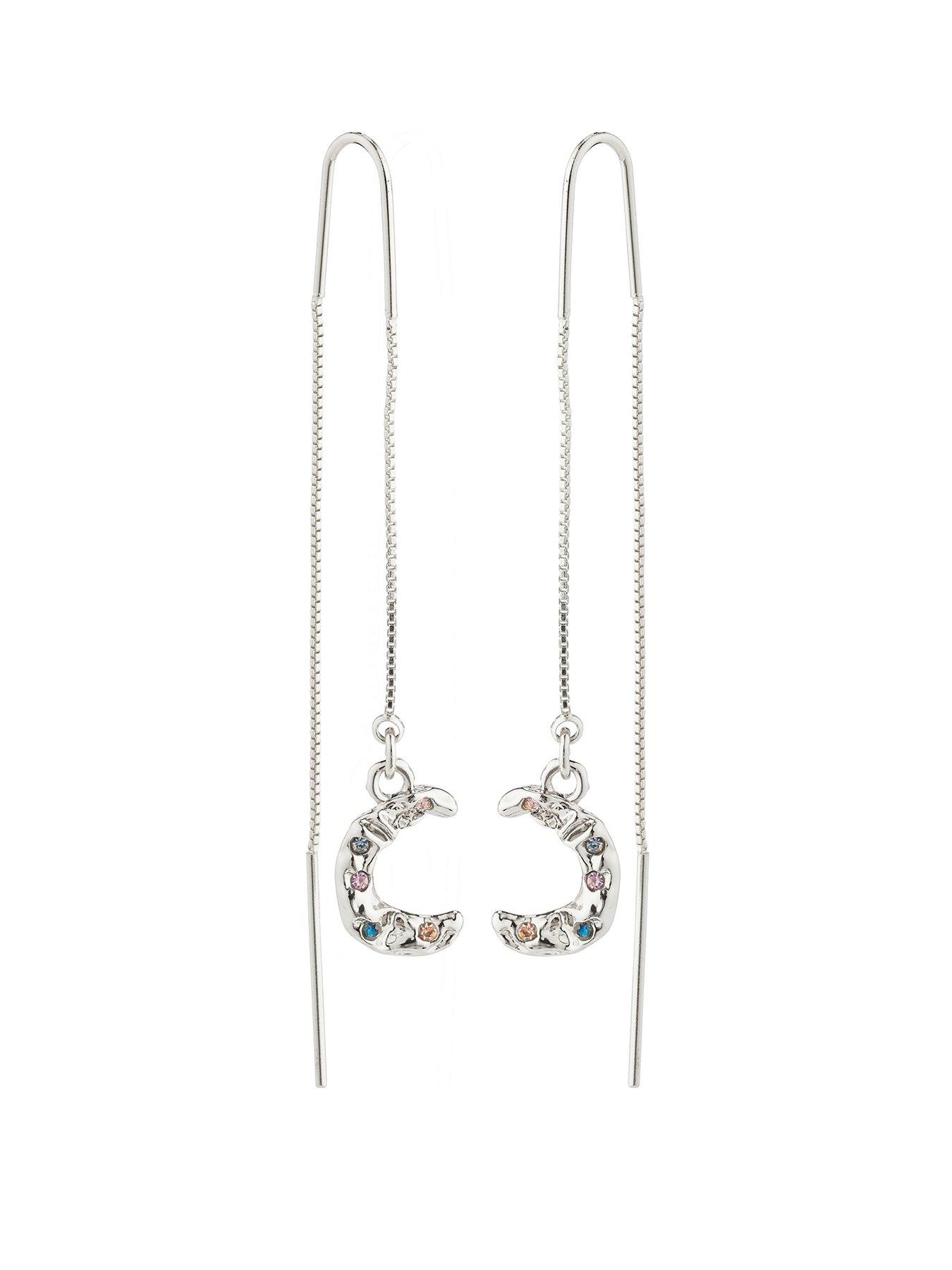 undefined REMY chain earrings silver-plated