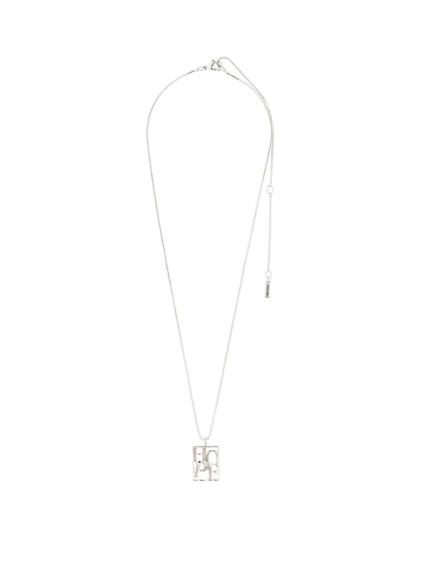 undefined LOVE TAG, HOPE necklace silver-plated