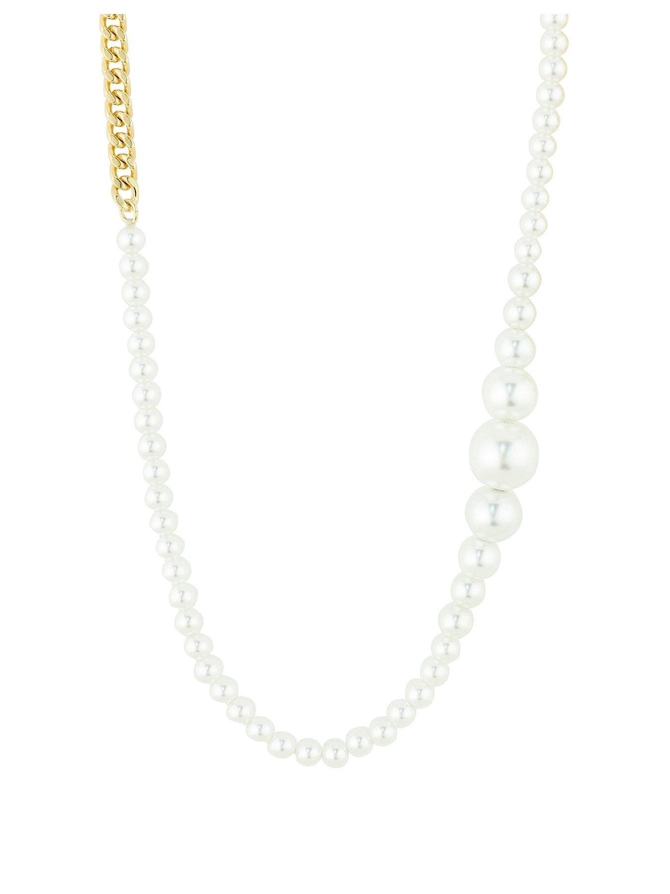 Pilgrim RELANDO beaded necklace gold-plated