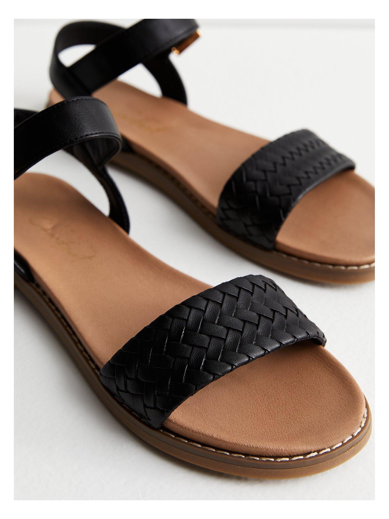 New look sale woven sandals