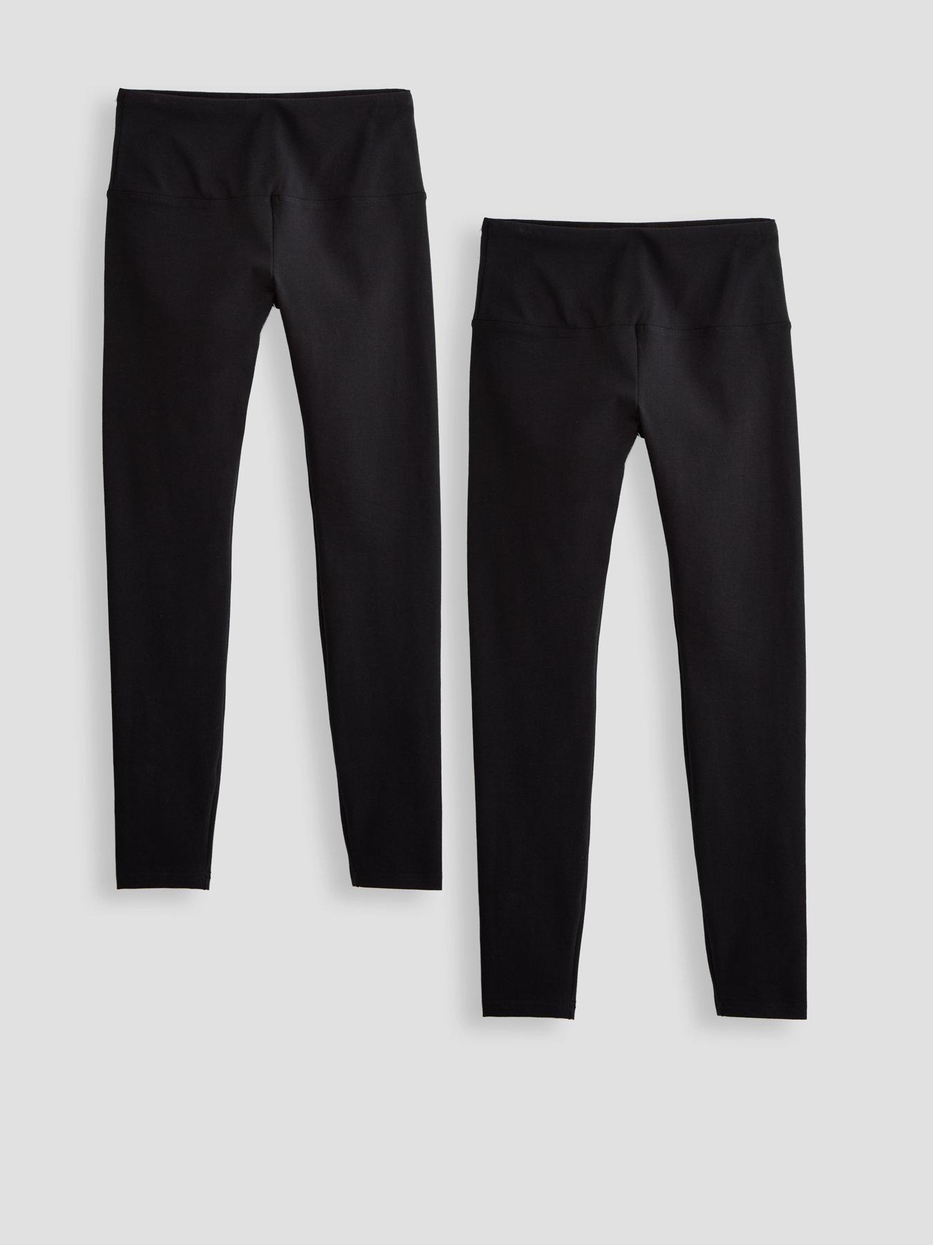 The Very Collection 2 Pack Confident Curve Leggings- Black