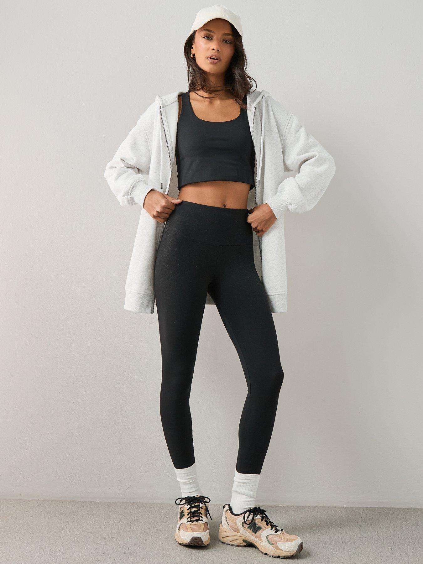 Image 4 of 7 of The Very Collection 2 Pack Confident Curve Leggings- Black