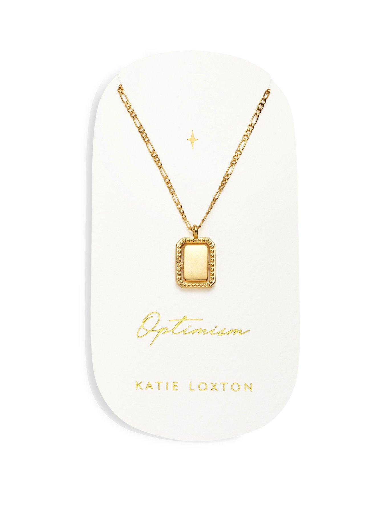 undefined Optimism Waterproof Gold Spinning Amulet Necklace