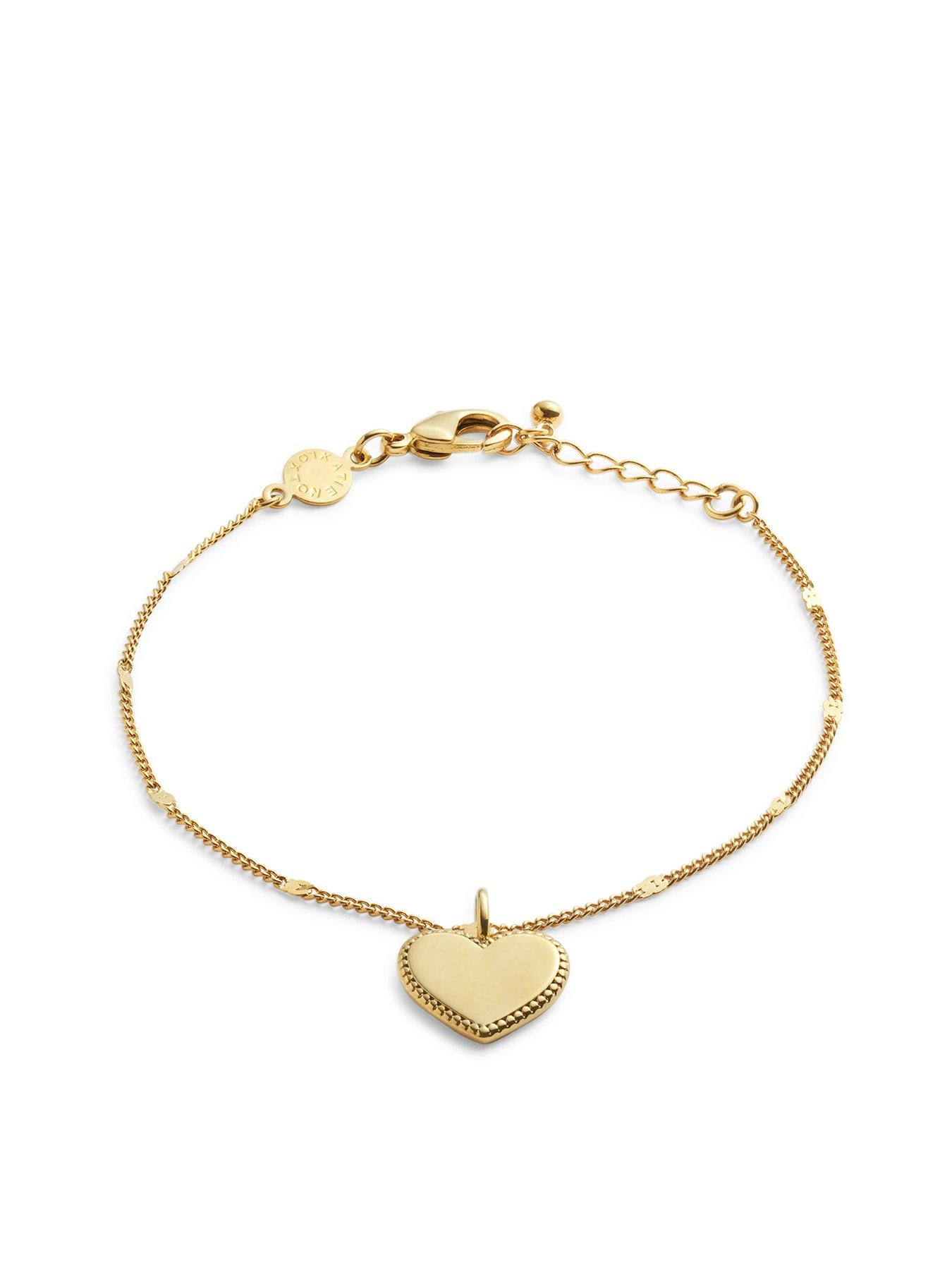 Image 4 of 6 of Katie Loxton Forever Waterproof Gold Heart Bracelet