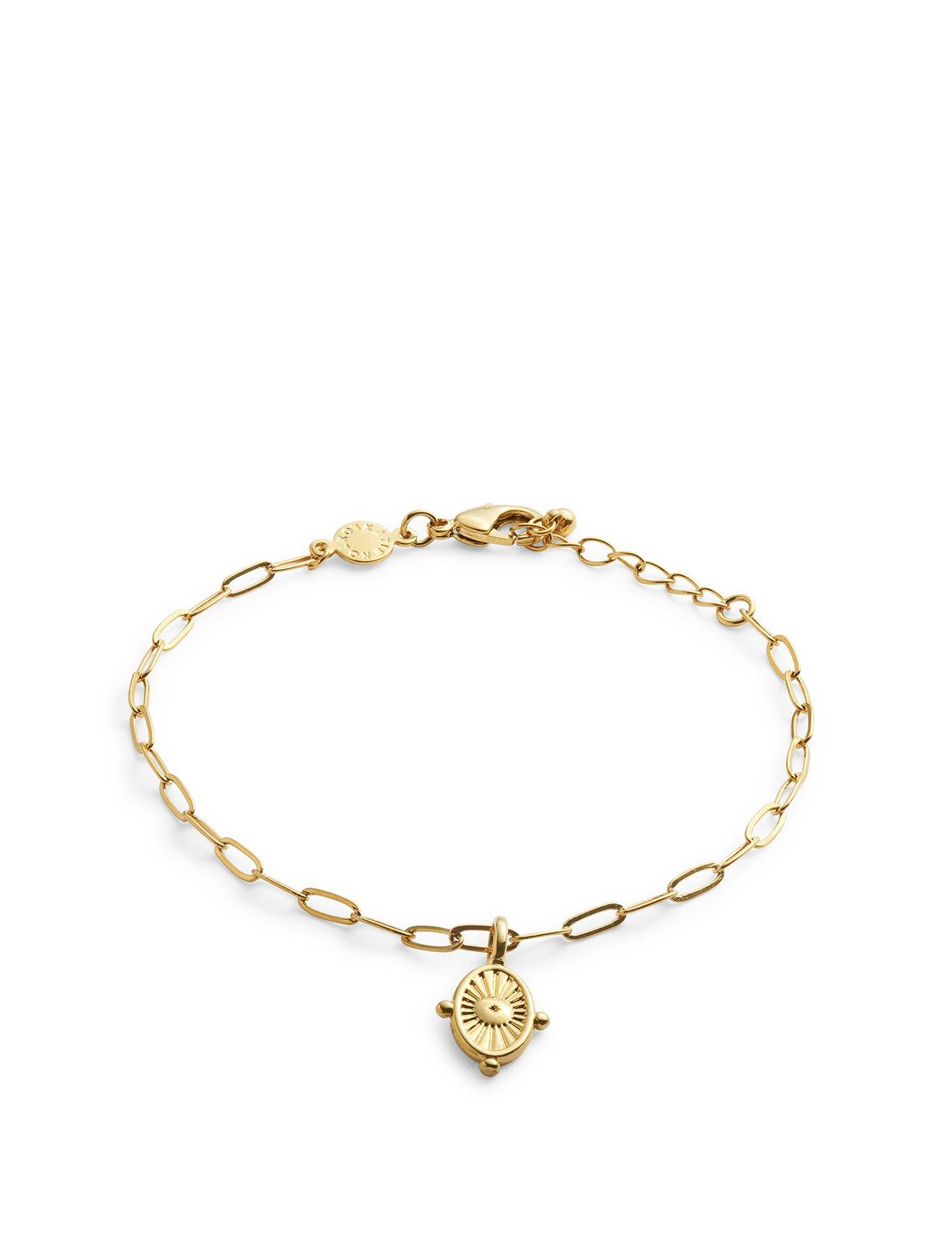 Product photograph of Katie Loxton Talis Waterproof Gold Bracelet from very.co.uk