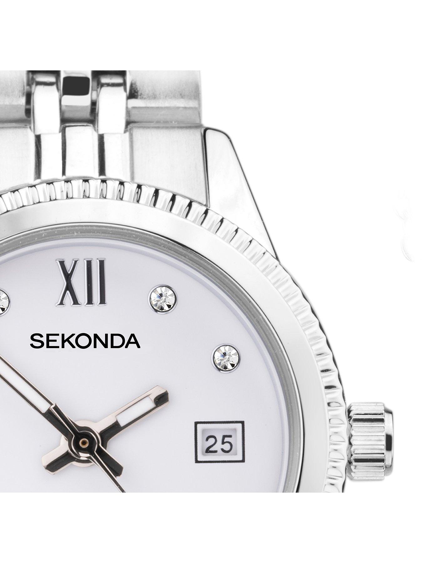 Sekonda Rocks Dames 26mm Quartz Horloge in Rood met Analoog