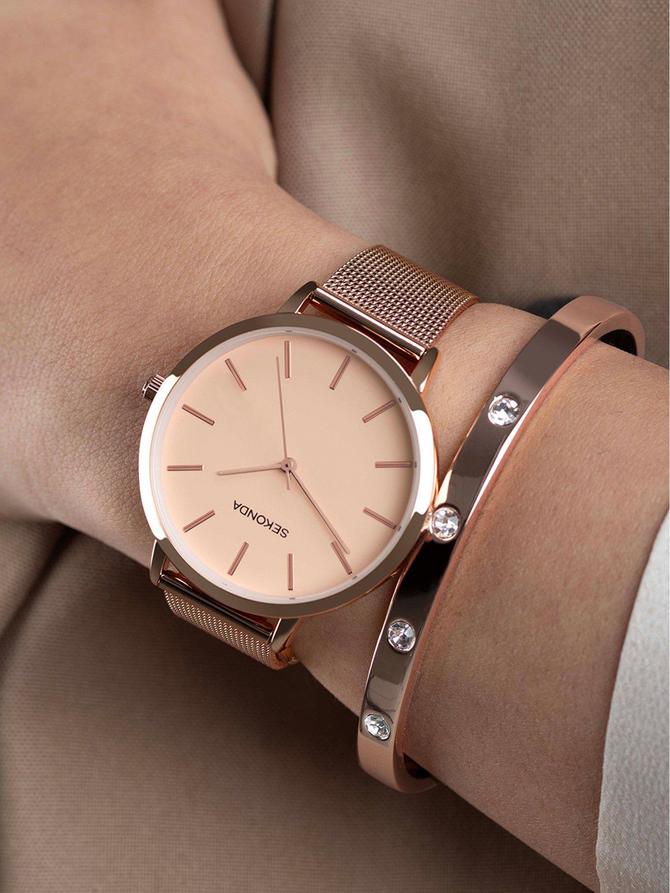 Sekonda rose gold christmas set shop