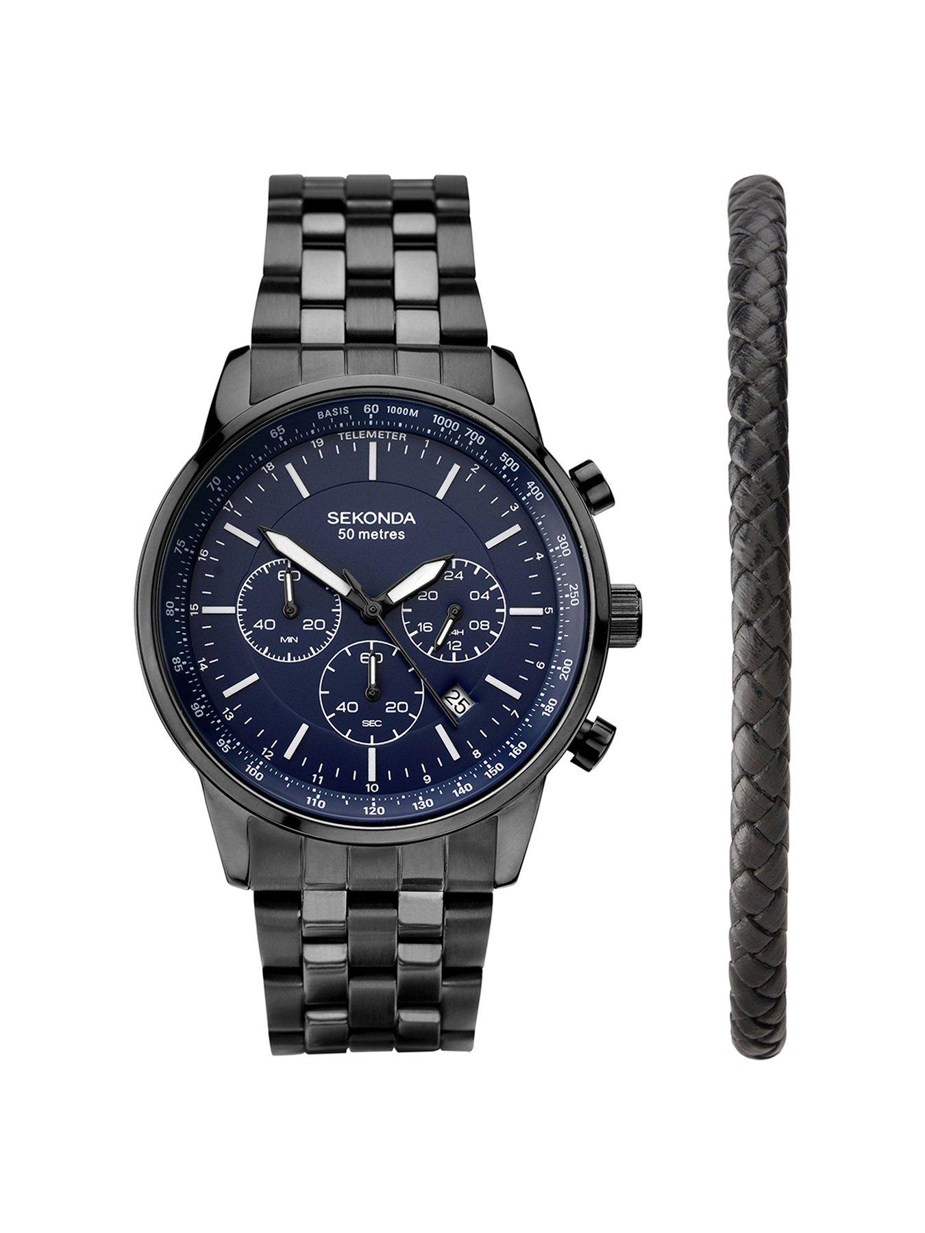 Sekonda midnight hotsell blue chronograph watch