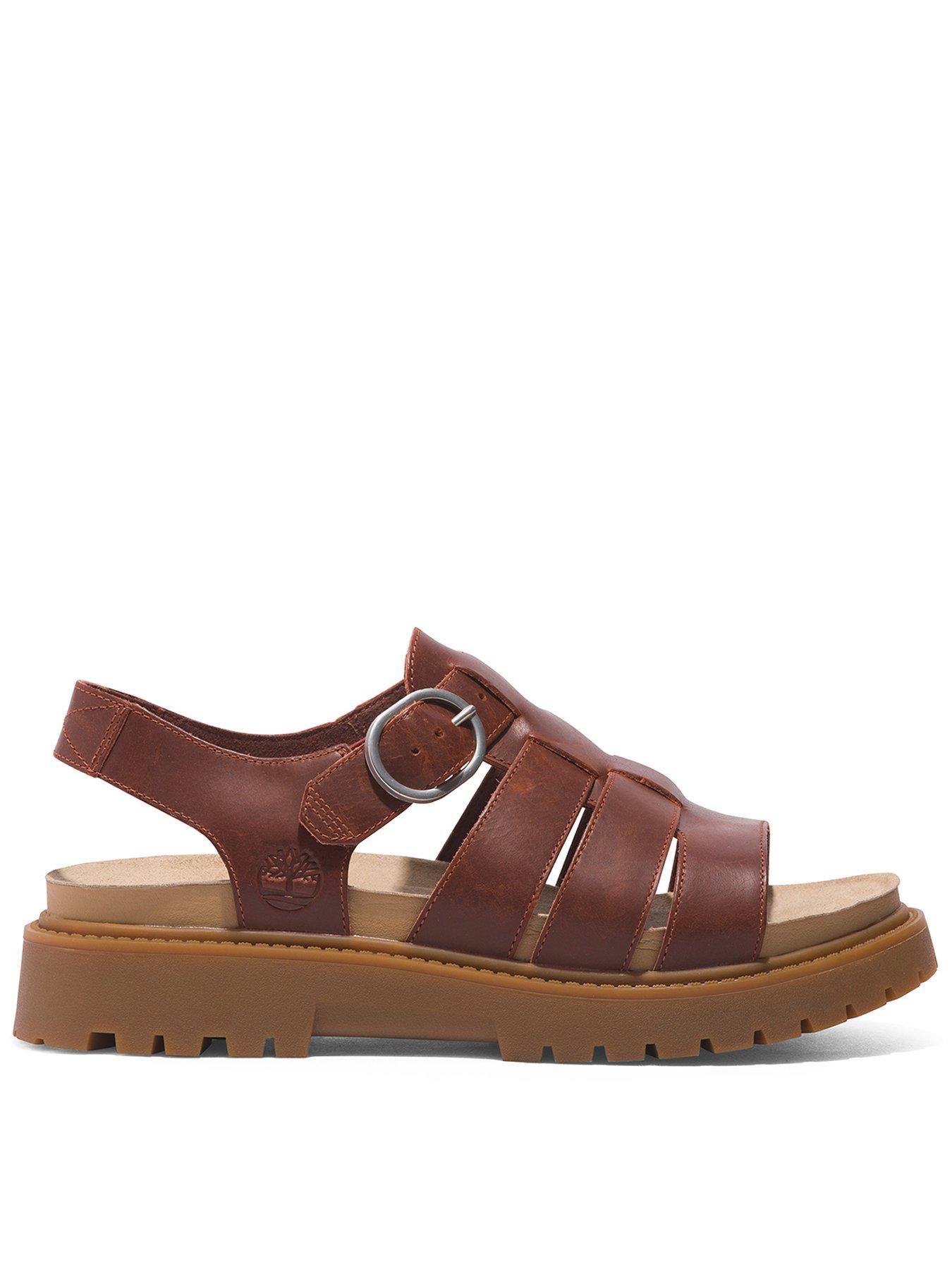 undefined Clairemont Way Fisherman Sandal - Dark Red Full Grain