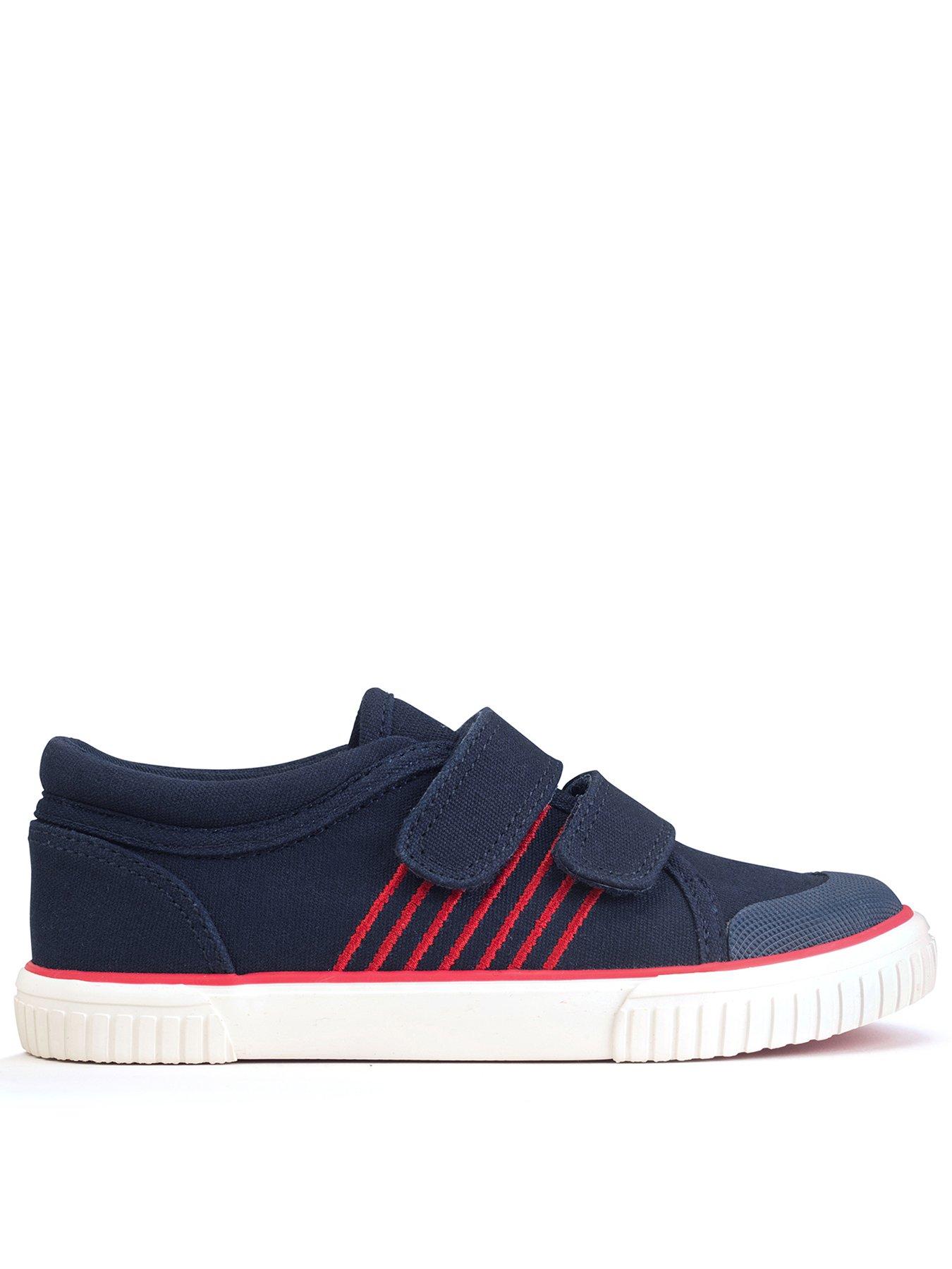 Start rite Sandy Beach Red Machine Washable Canvas Plimsolls Very