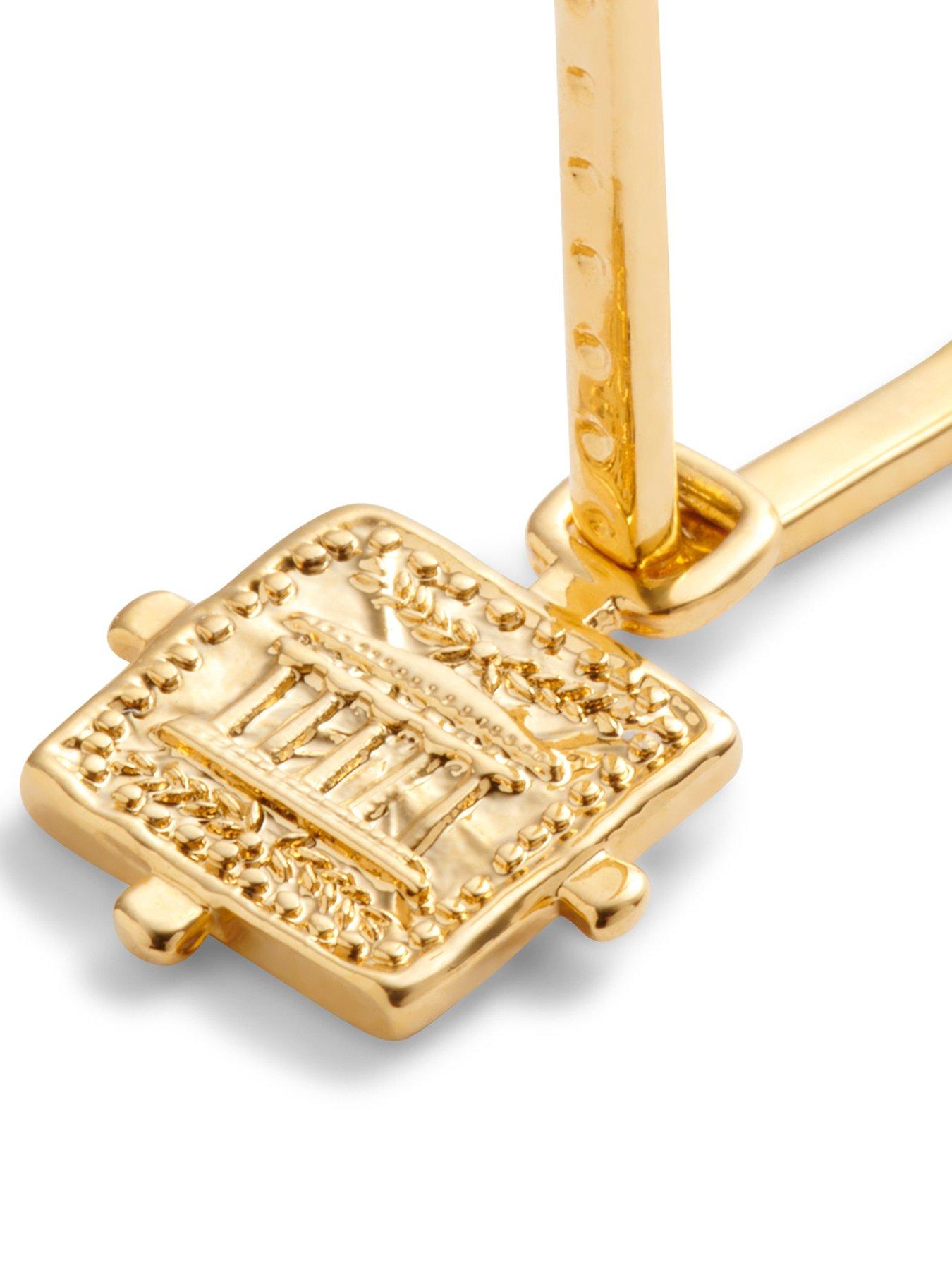 Image 3 of 6 of Katie Loxton Hera Waterproof Gold Earrings
