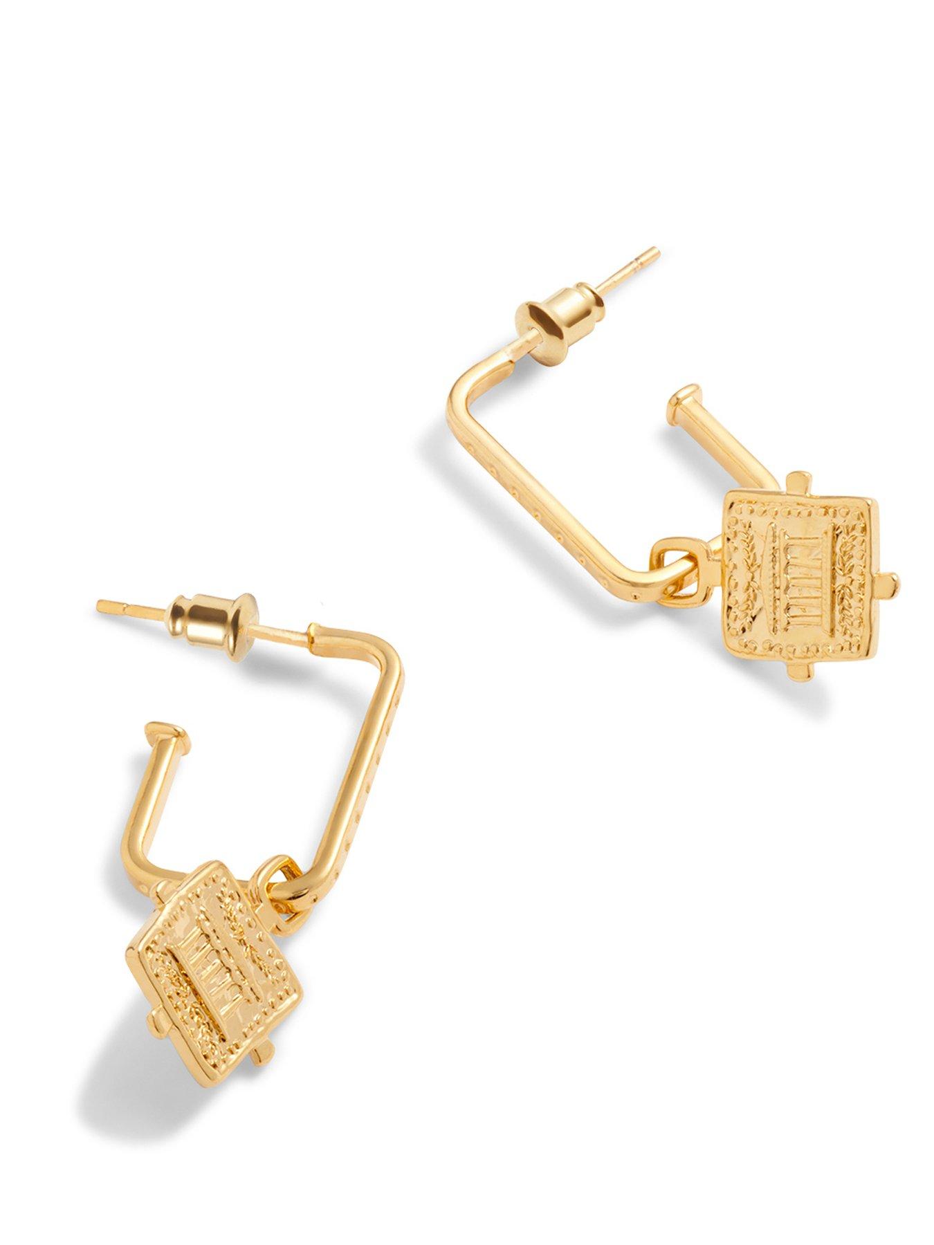 Image 5 of 6 of Katie Loxton Hera Waterproof Gold Earrings