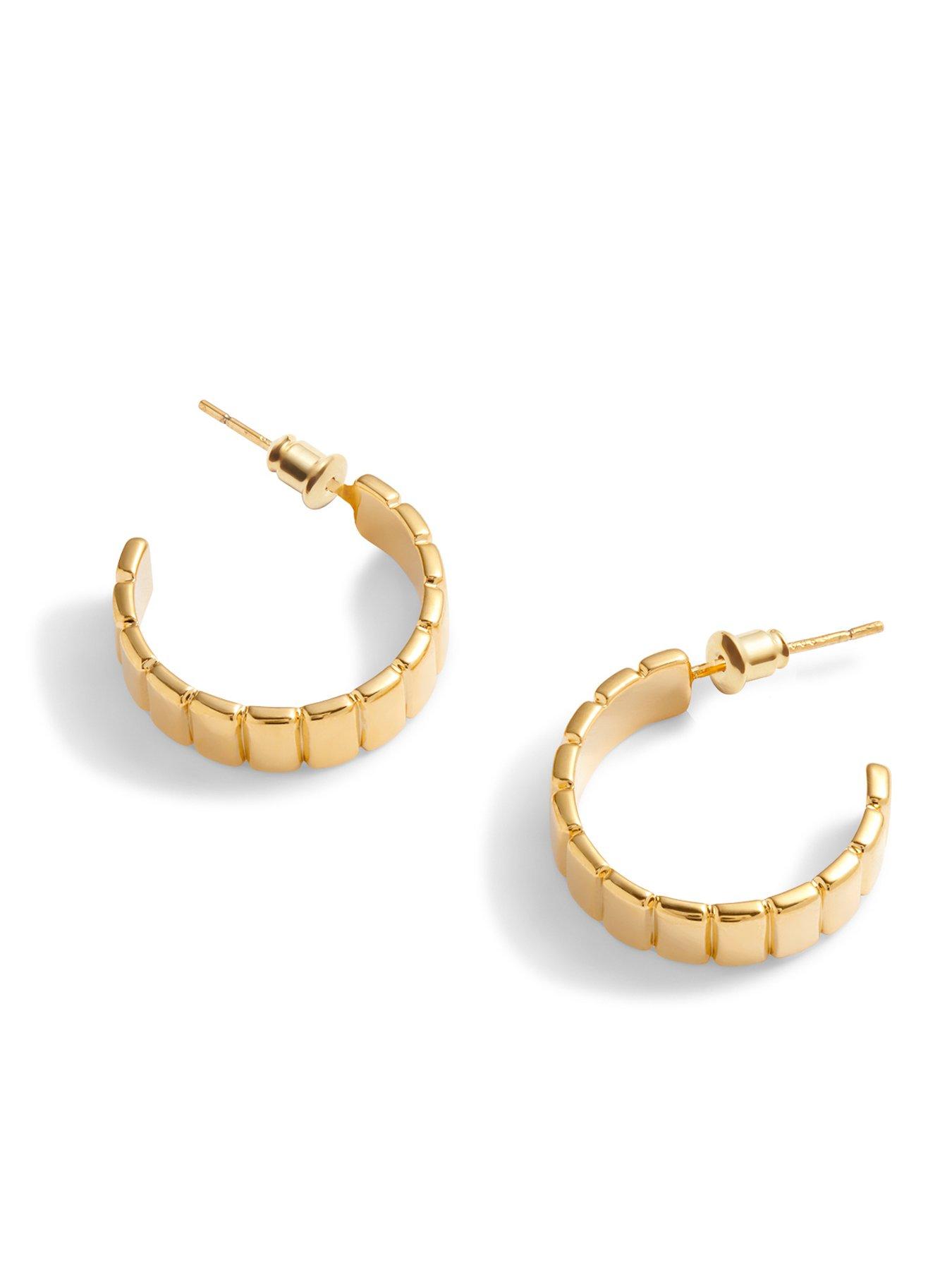 Image 5 of 6 of Katie Loxton Aurelia Waterproof Gold Hoop Earrings