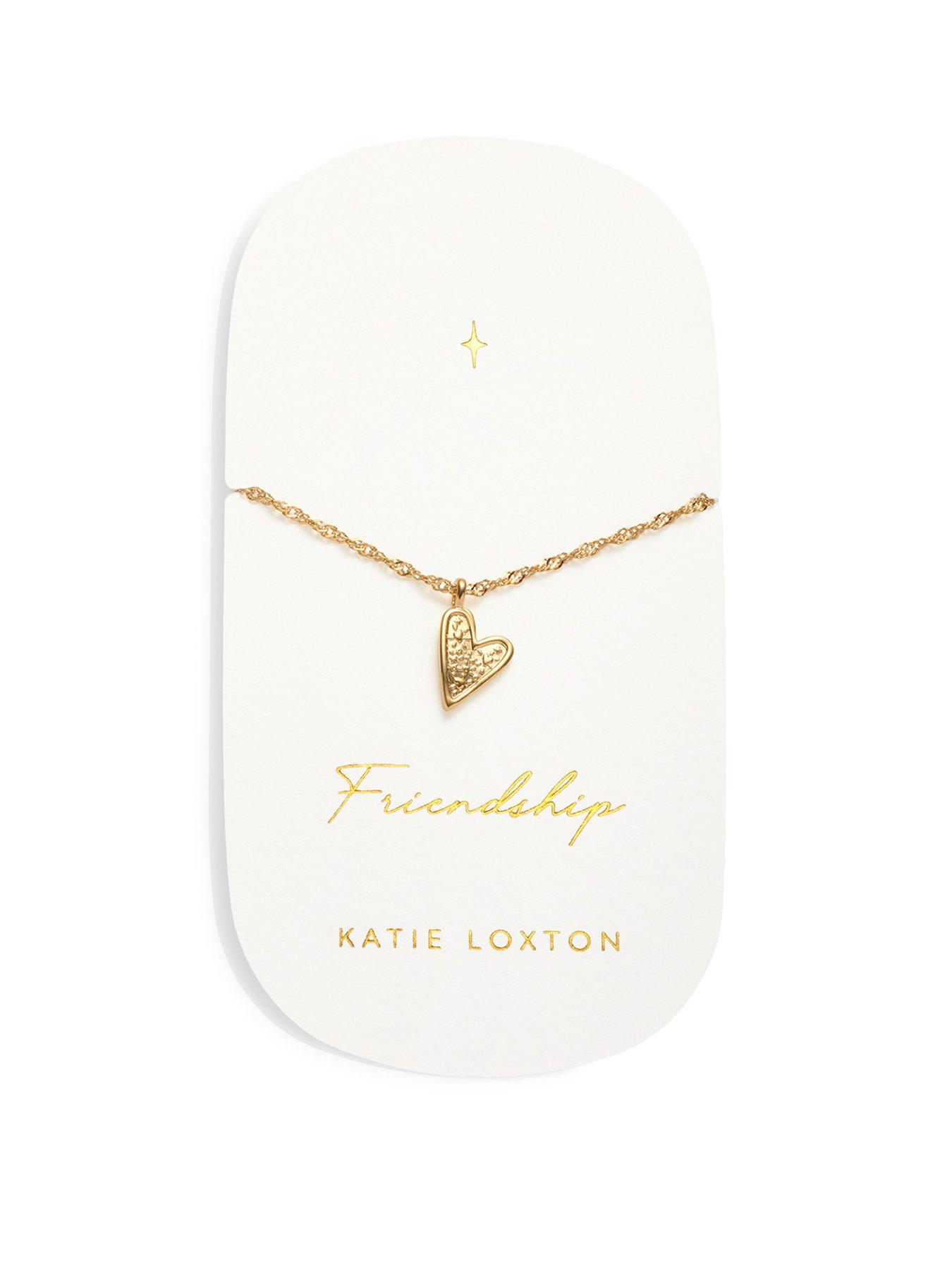 Product photograph of Katie Loxton Eros Waterproof Gold Bracelet from very.co.uk